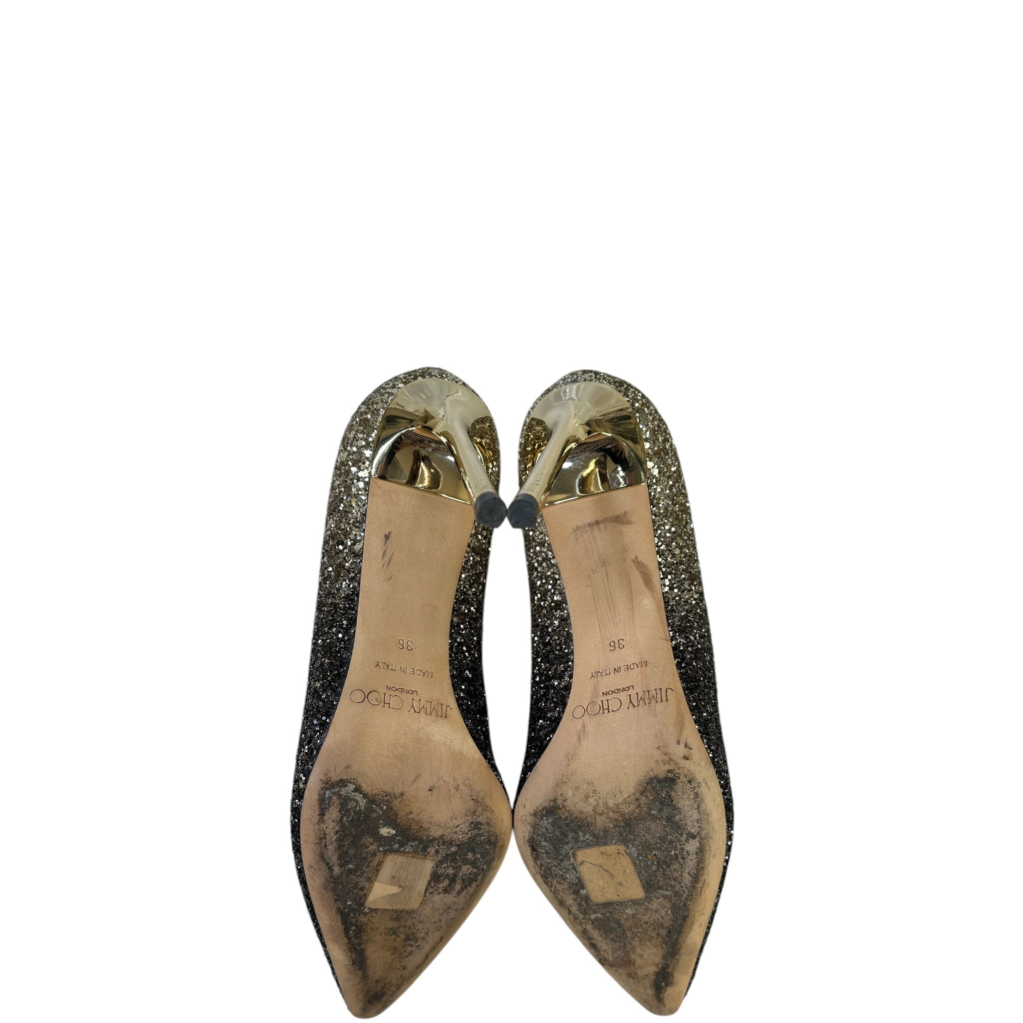 Buy Jimmy Choo Romy 60 Triple Degrade Glitter Pump EU 36 Online