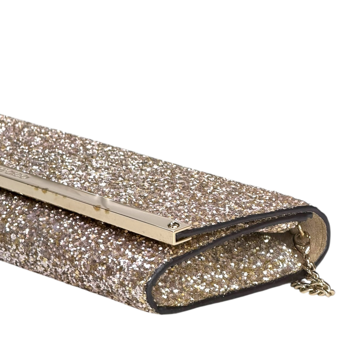Jimmy Choo Glitter Clutch.