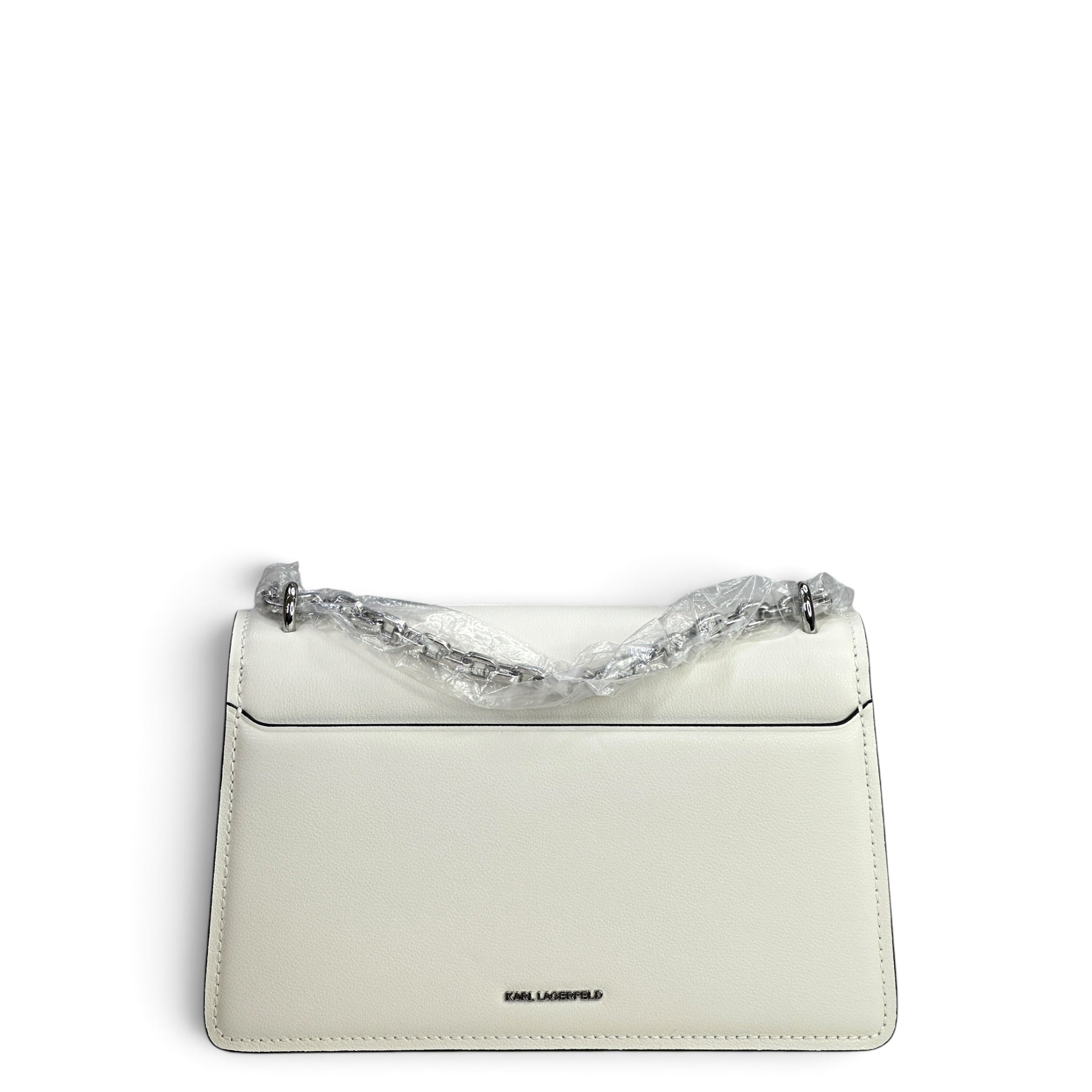 Karl Lagerfeld K/Ikonik 2.0 Lock Leather Shoulder Bag