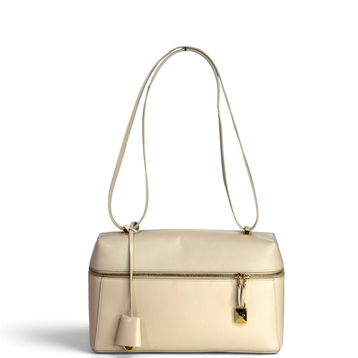 Loro Piana Extra bag L27 beige calf skin shoulder bag