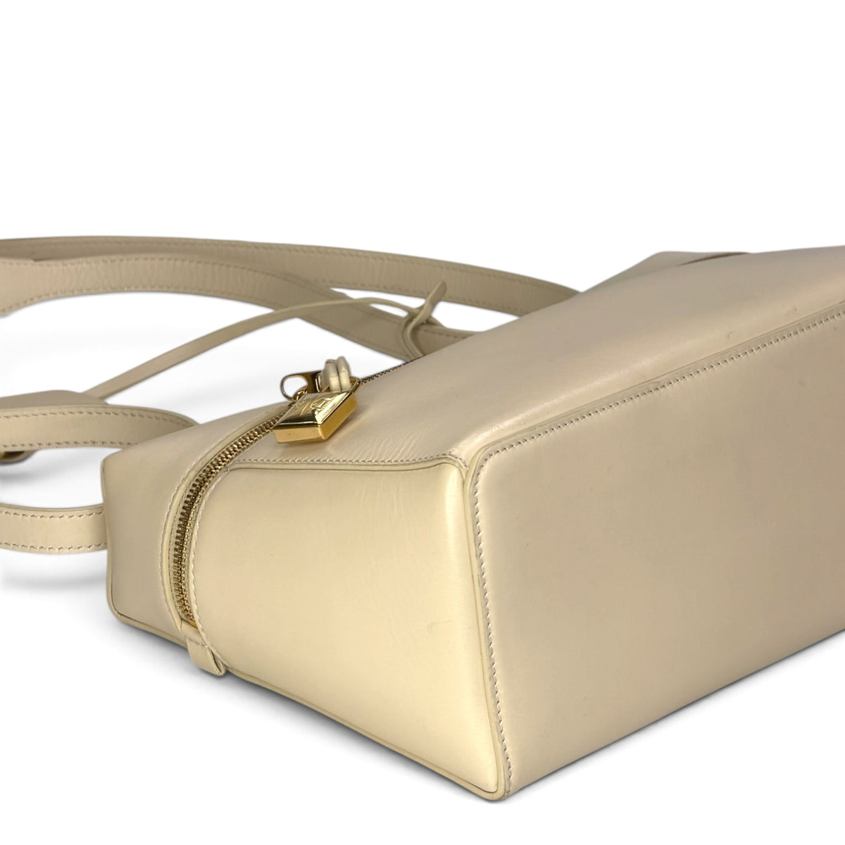 Loro Piana Extra bag L27 beige calf skin shoulder bag