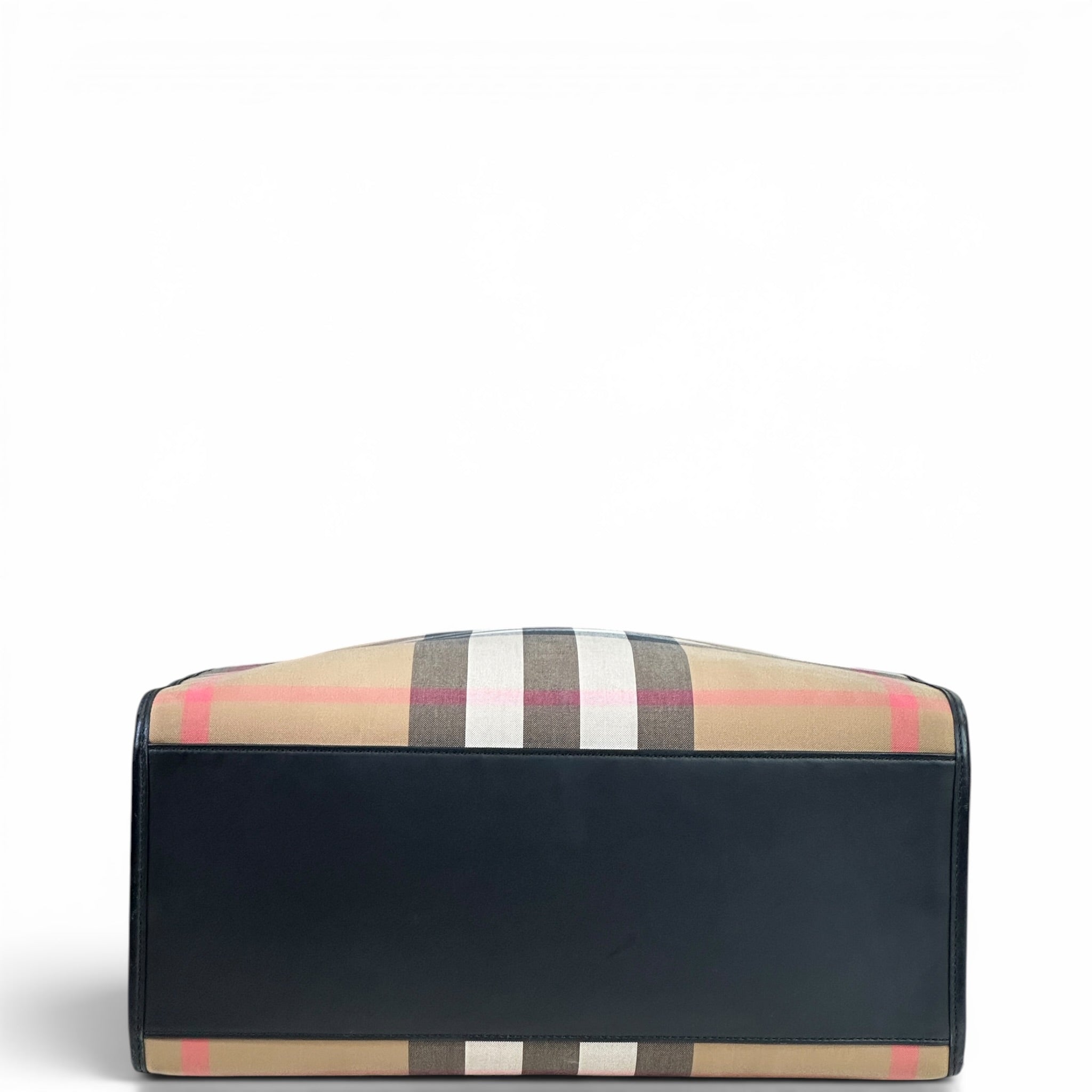Burberry Vertical Tote Check Canvas 2025