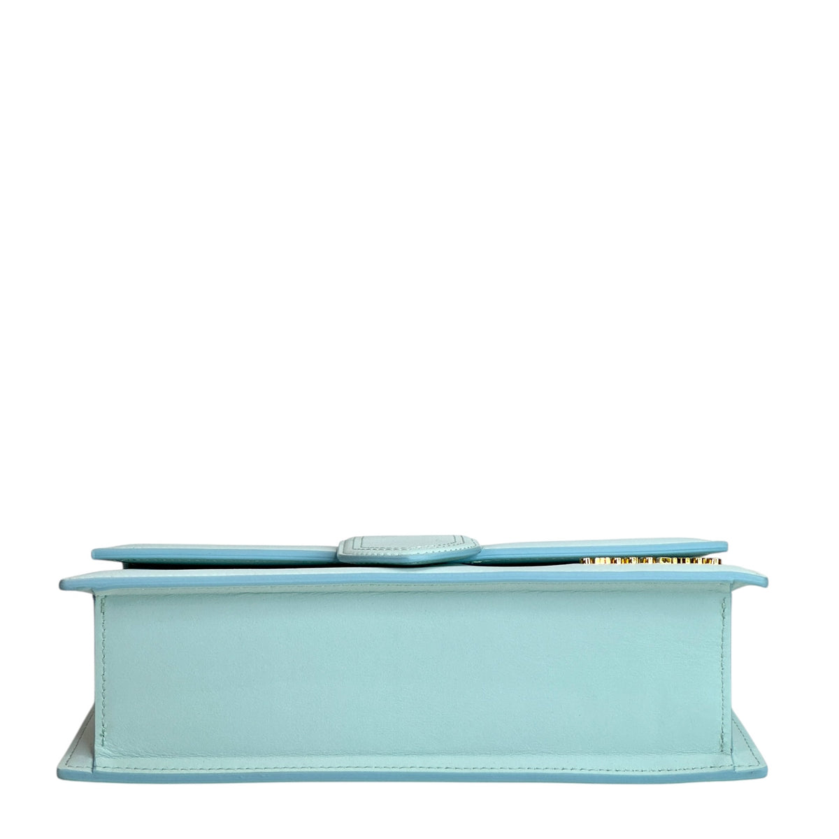 Jacquemus Bambino Powder Blue Leather Bag