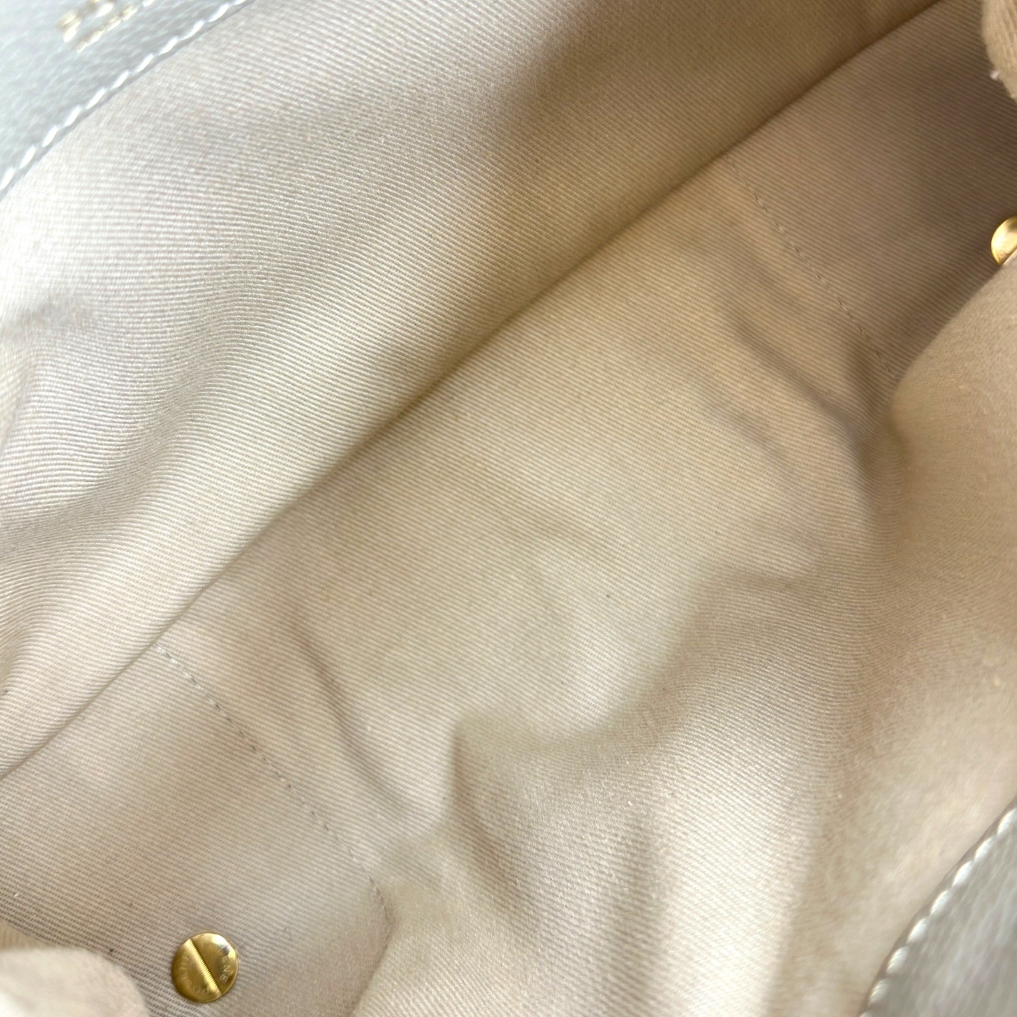 Polene Mokki Mini Taupe Leather Handbag