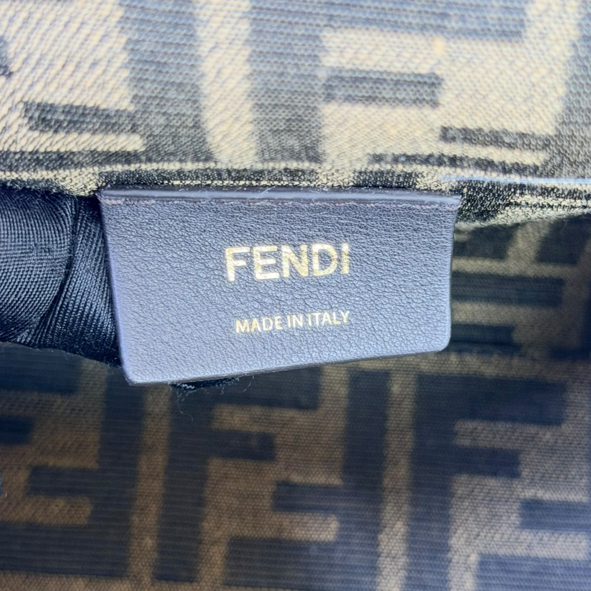 Fendi First Small Dove Grey Leather Clutch Bag