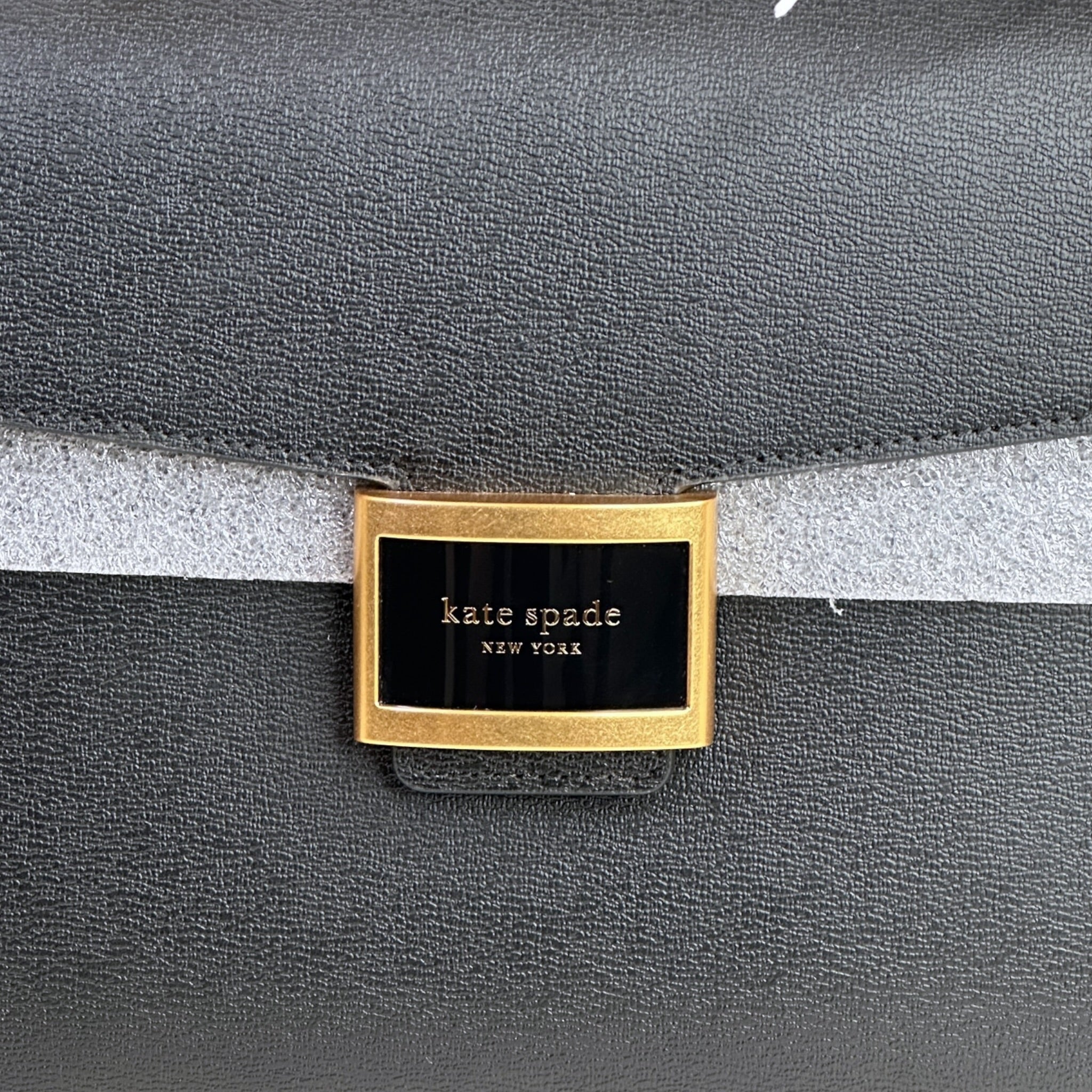 Kate Spade Katy Medium Black Leather Top Handle Bag