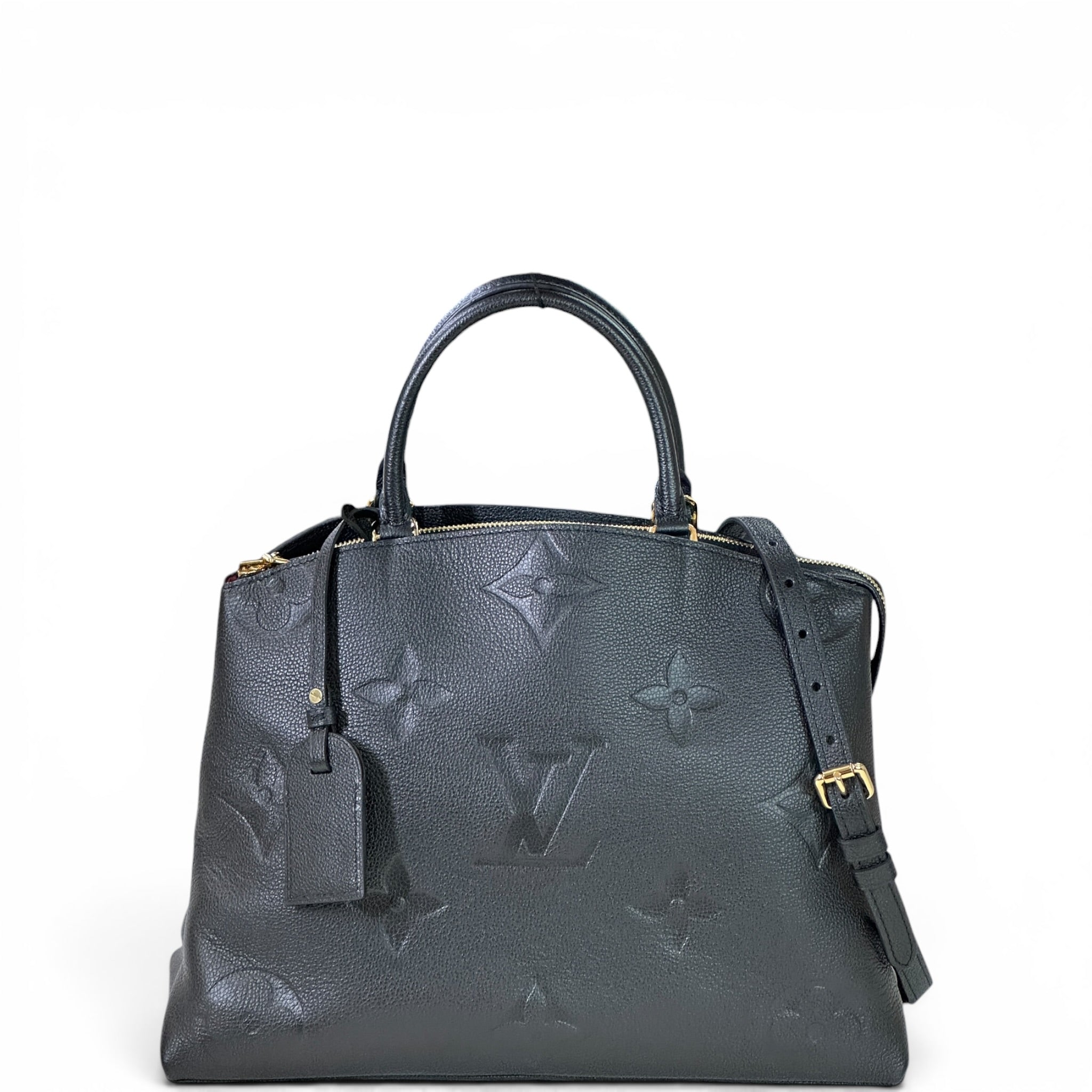 Louis Vuitton Black Monogram Empreinte Leather Grand Palais Bag