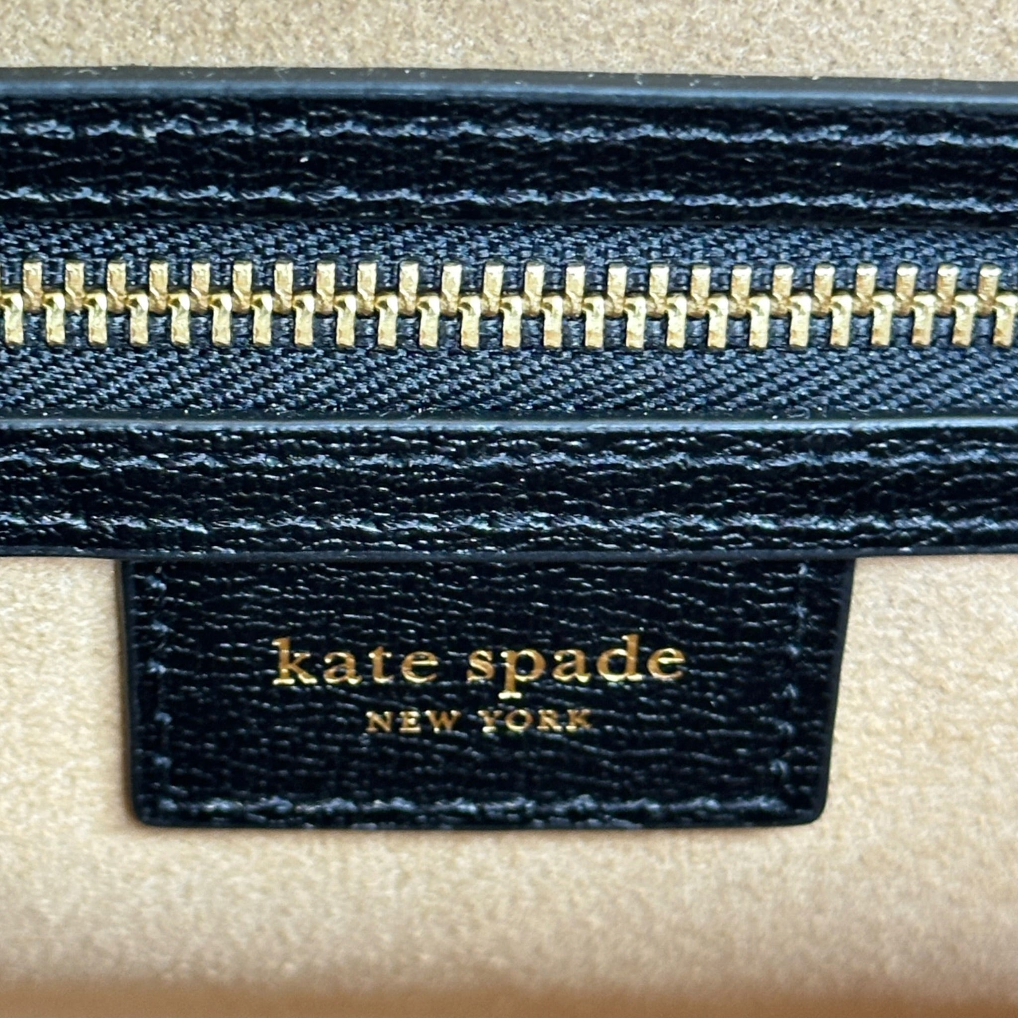 Kate Spade Katy Medium Black Leather Top Handle Bag