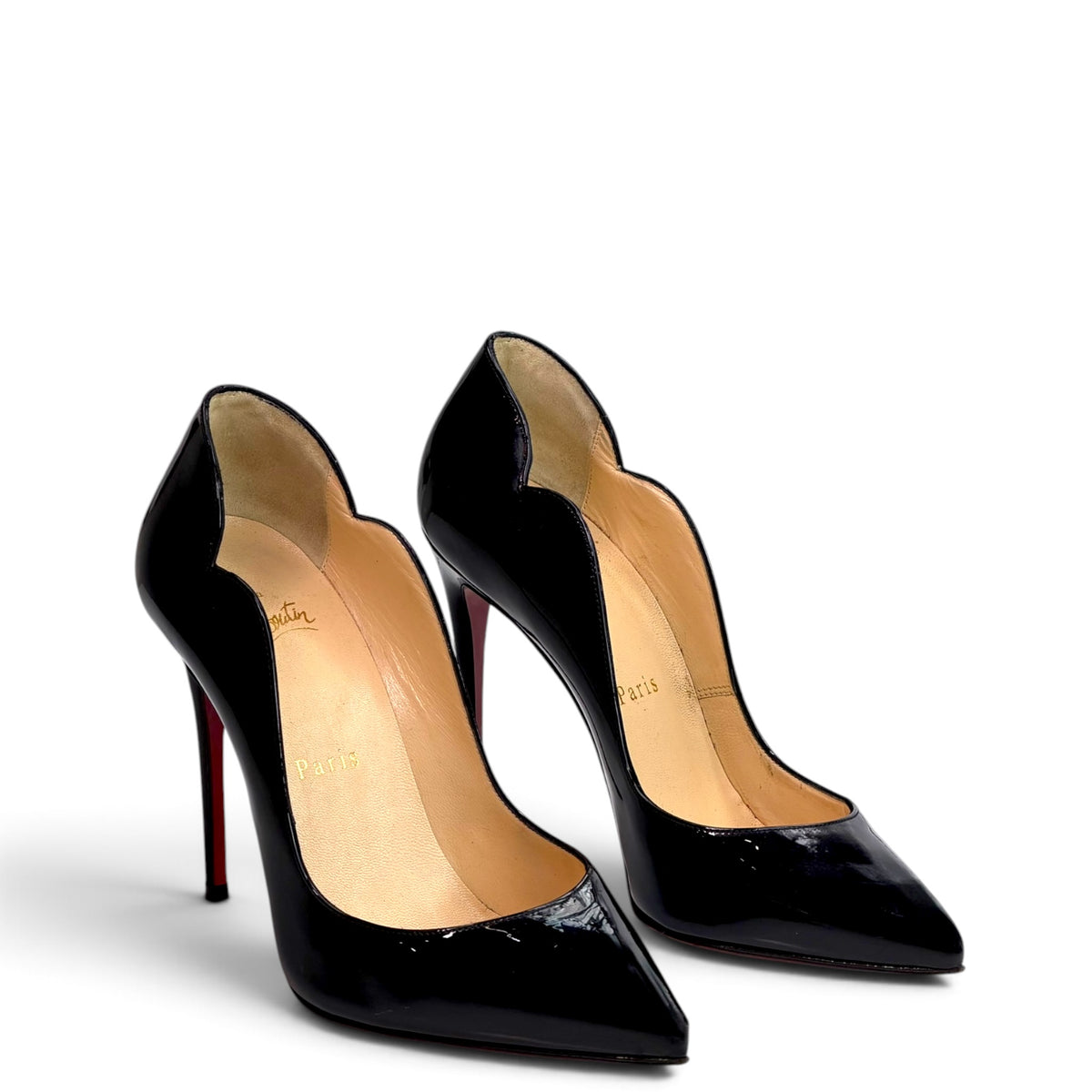 Christian louboutin Kate 100 Patent Leather Pumps