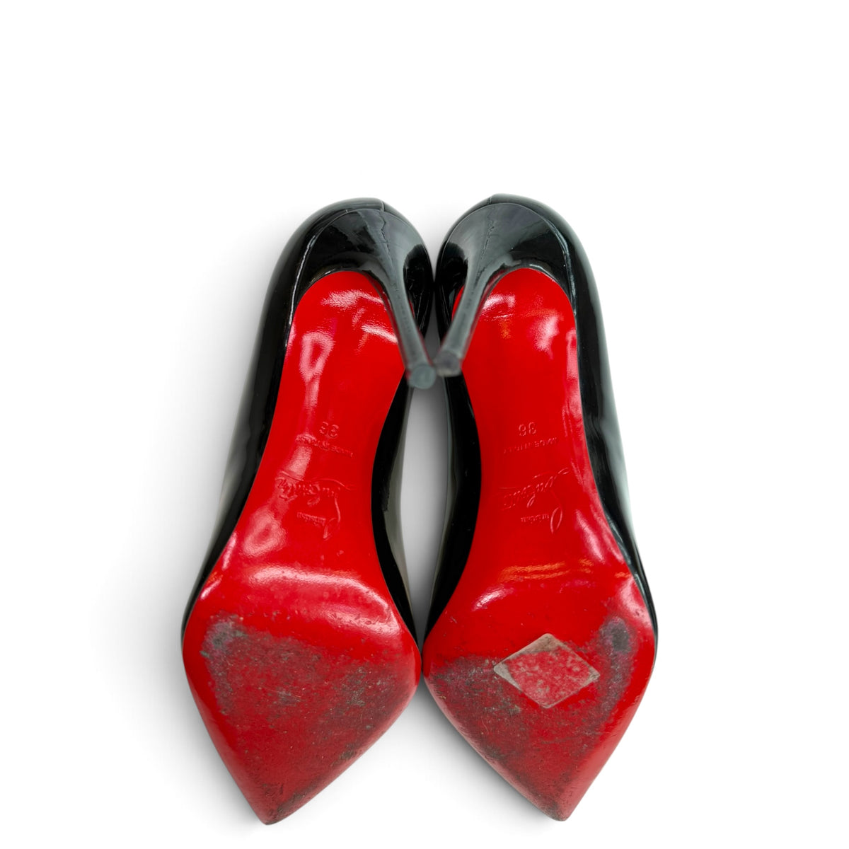 Christian louboutin Kate 100 Patent Leather Pumps