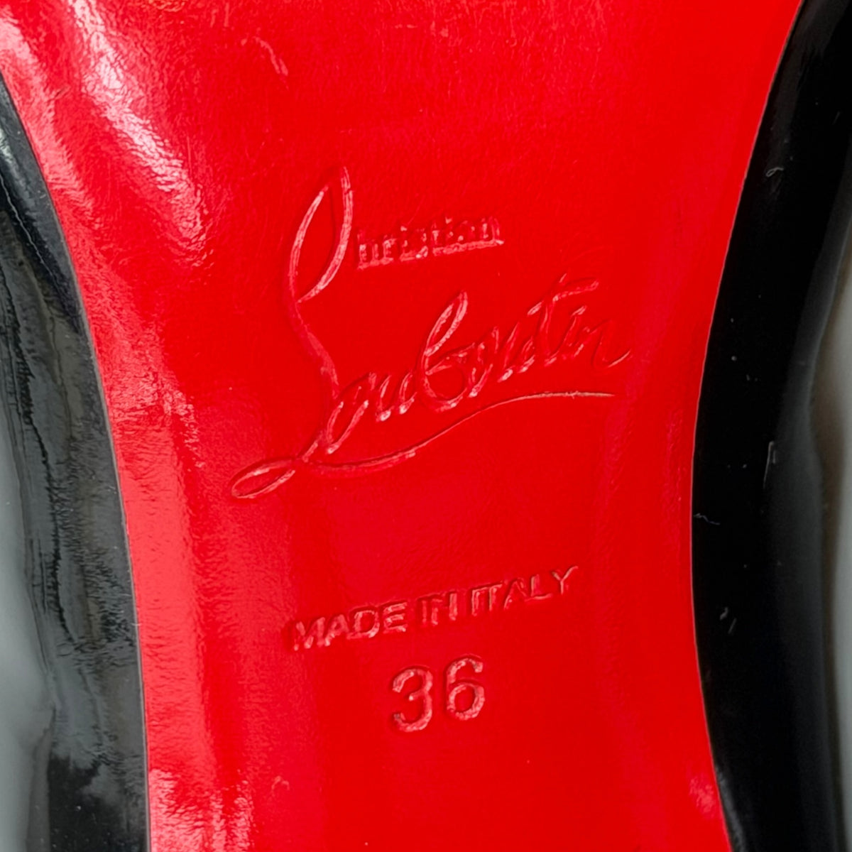 Christian louboutin Kate 100 Patent Leather Pumps