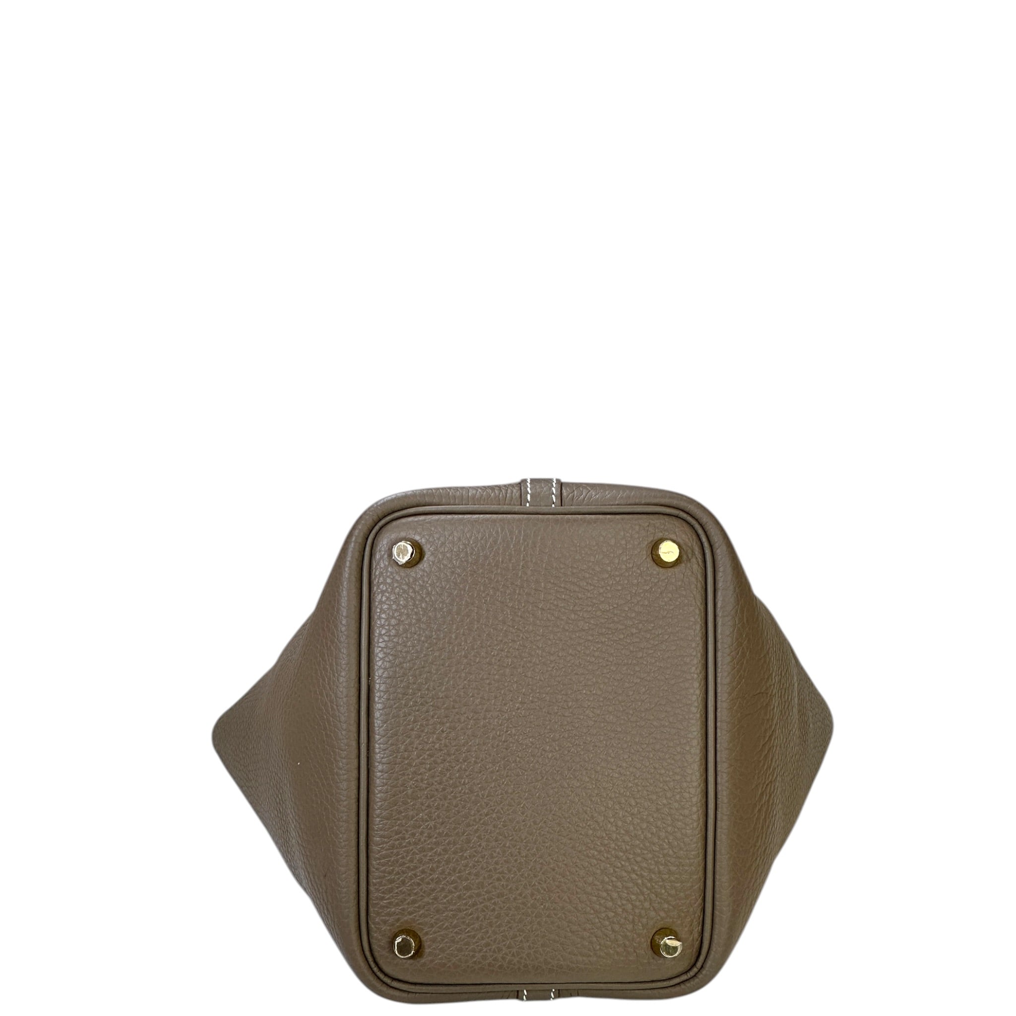 Hermès Picotin Lock 18 Etoupe GHW