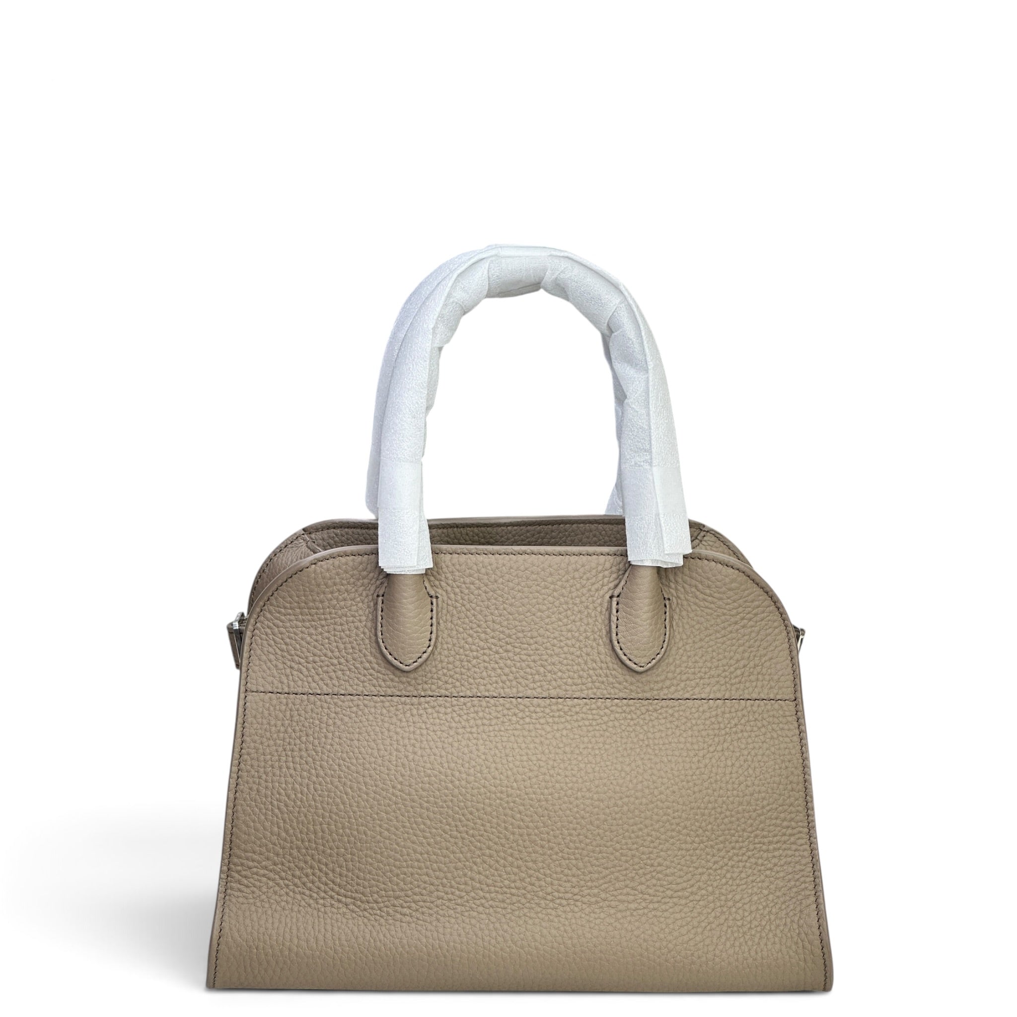 Row Soft Margaux 10 Smoked Taupe Calf Skin Leather Handbag