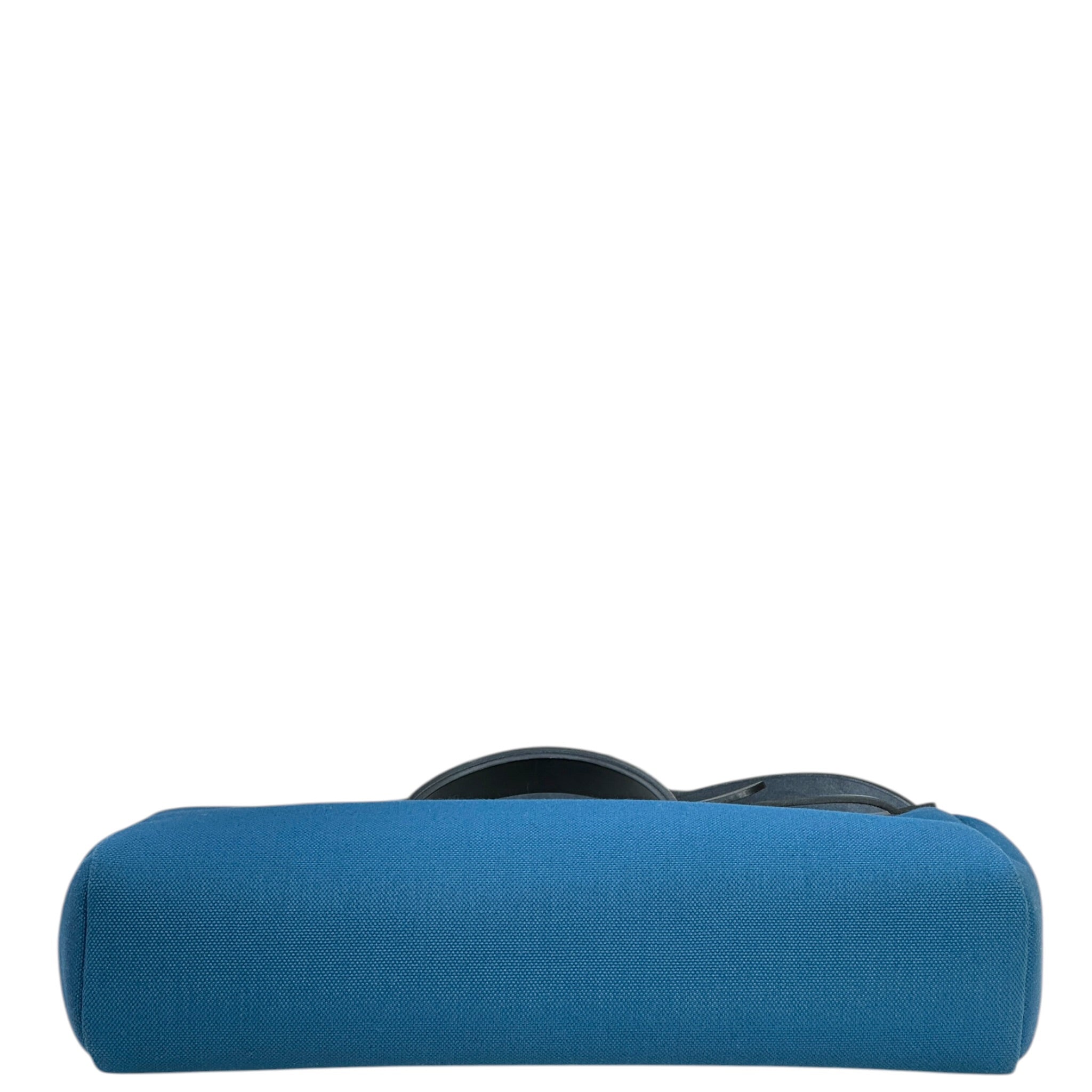 Hermès Herbag Messenger 39 Blue Canvas PHW