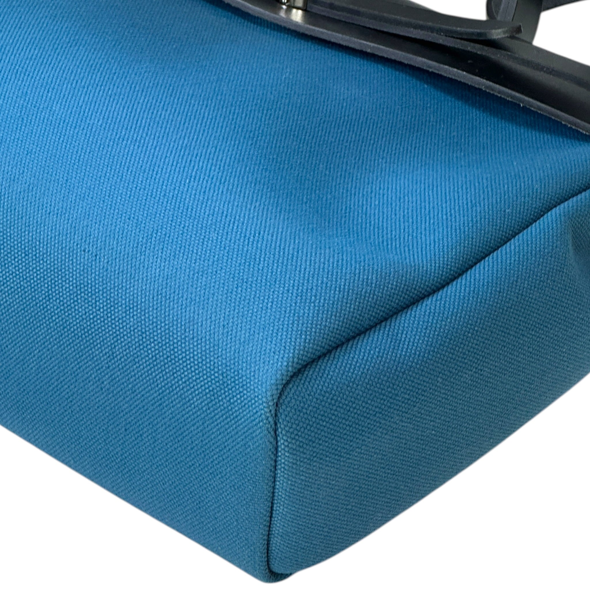 Hermès Herbag Messenger 39 Blue Canvas PHW