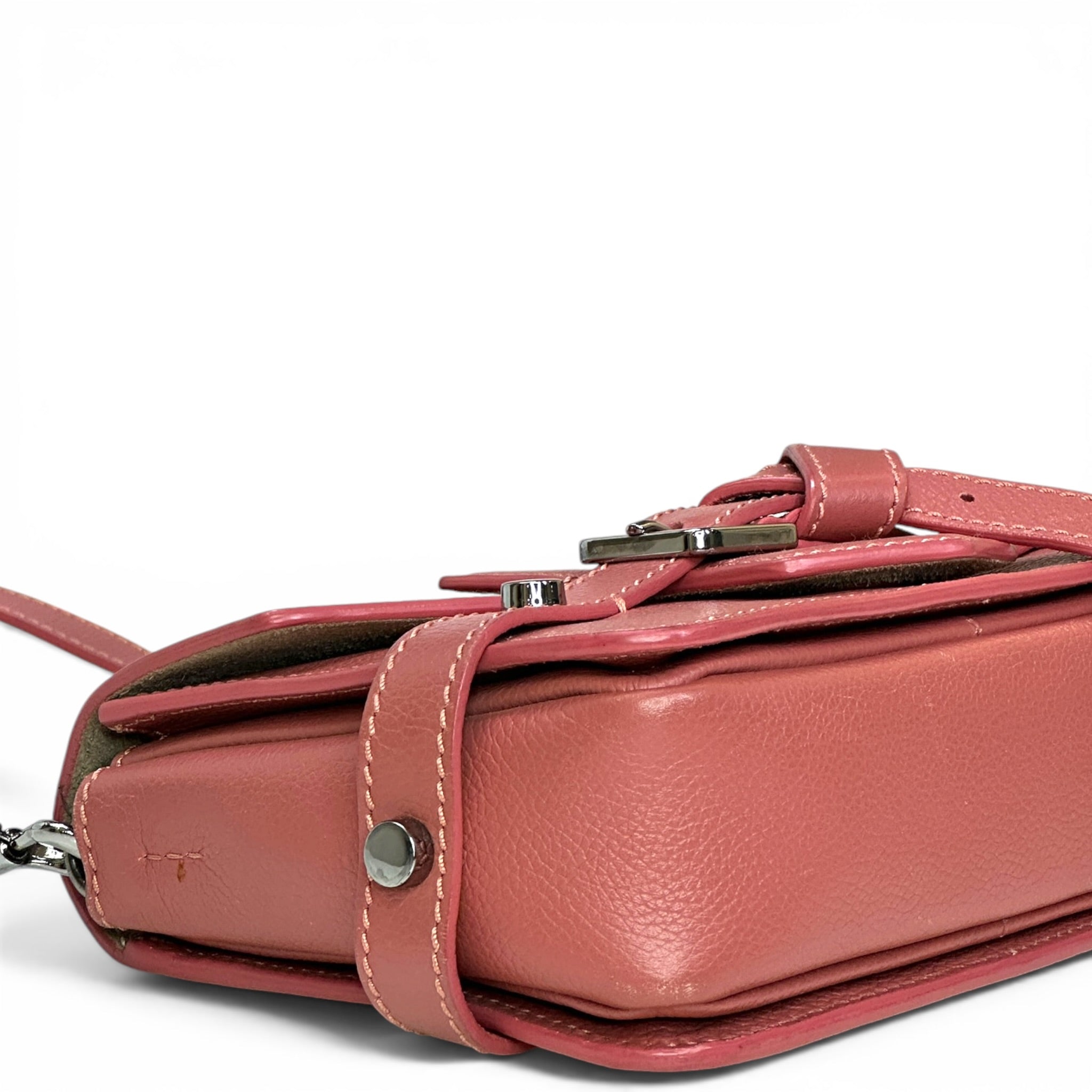 Jimmy Choo Lexie Rosewood Leather Crossbody Bag