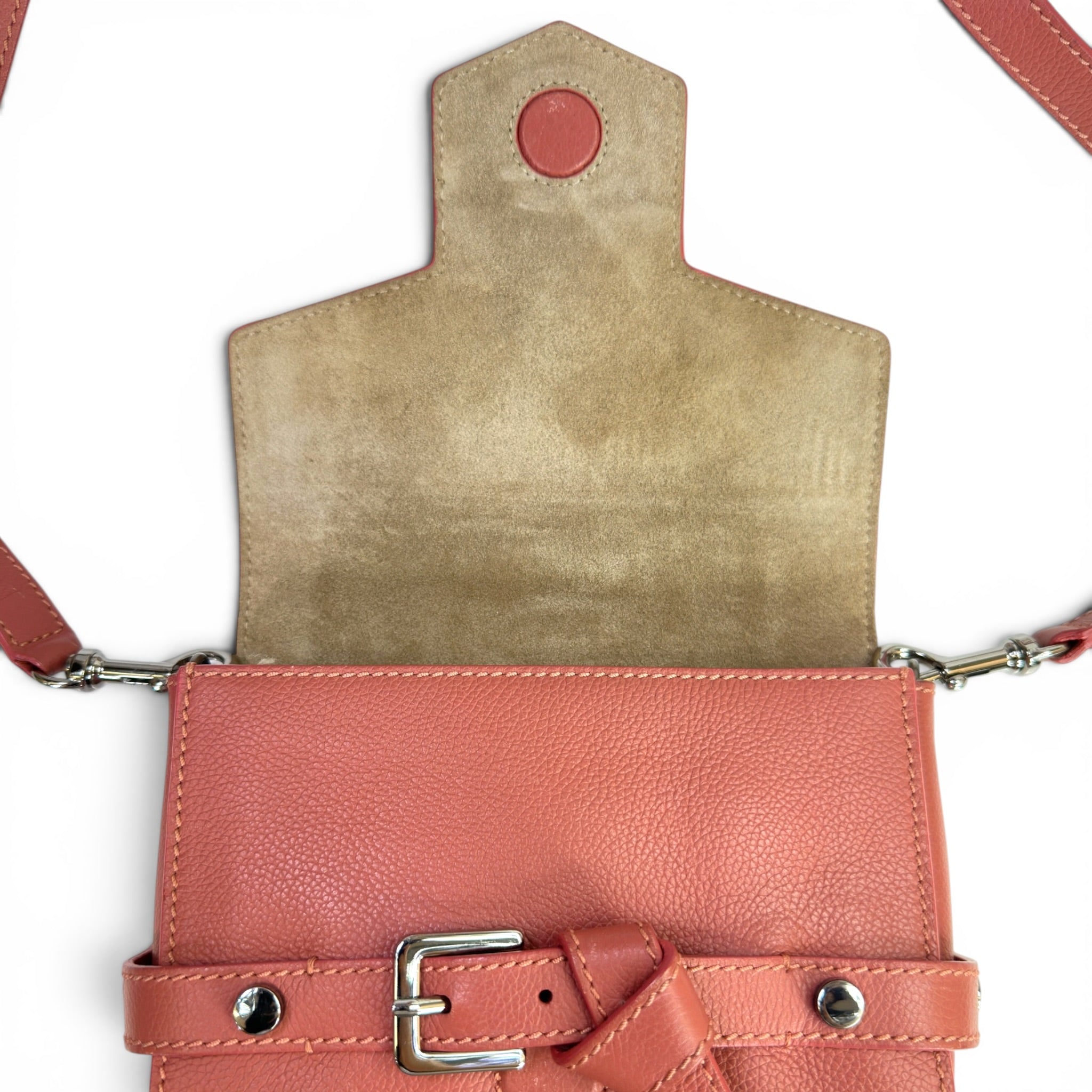 Jimmy Choo Lexie Rosewood Leather Crossbody Bag