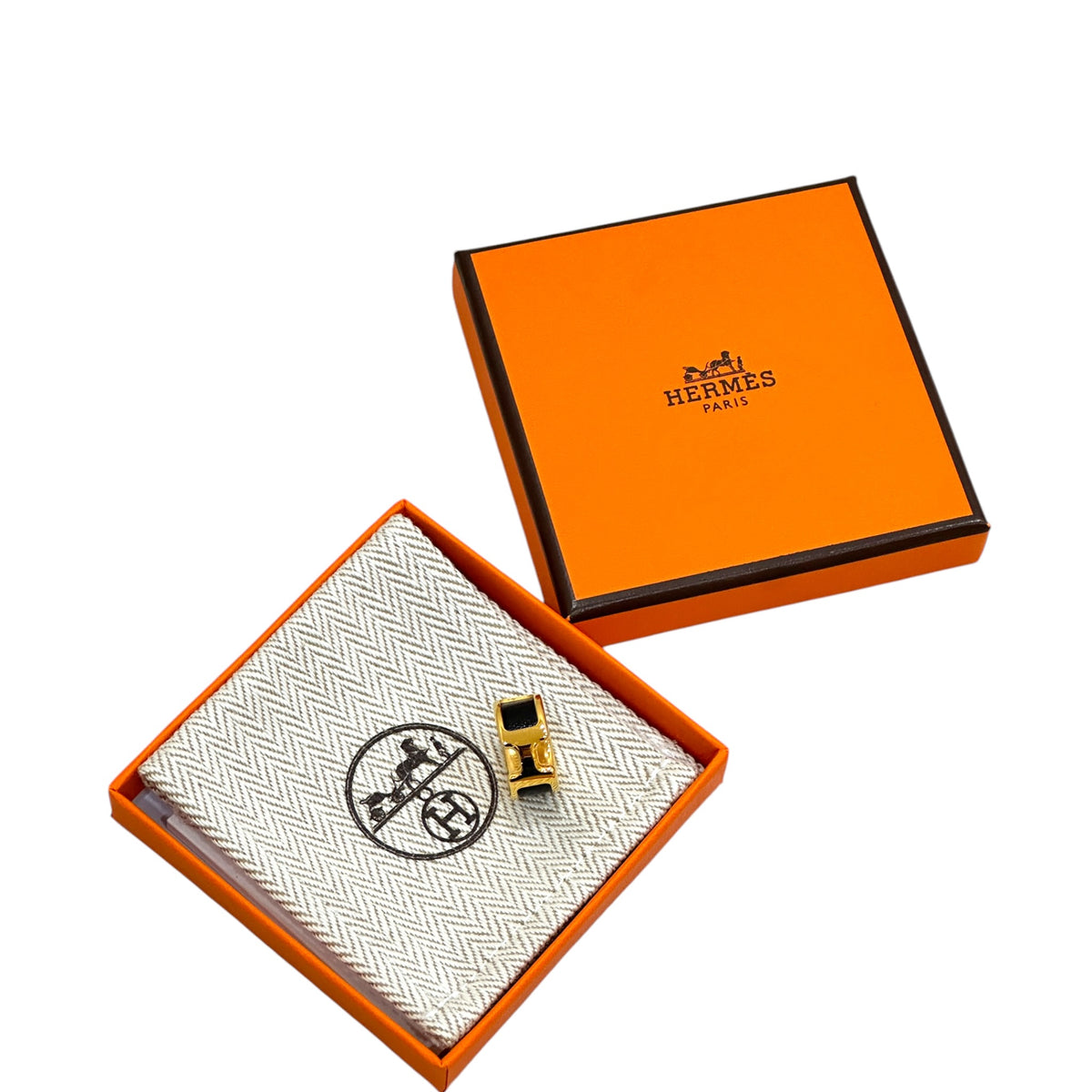 Hermes Olympe Ear Cuff Noir