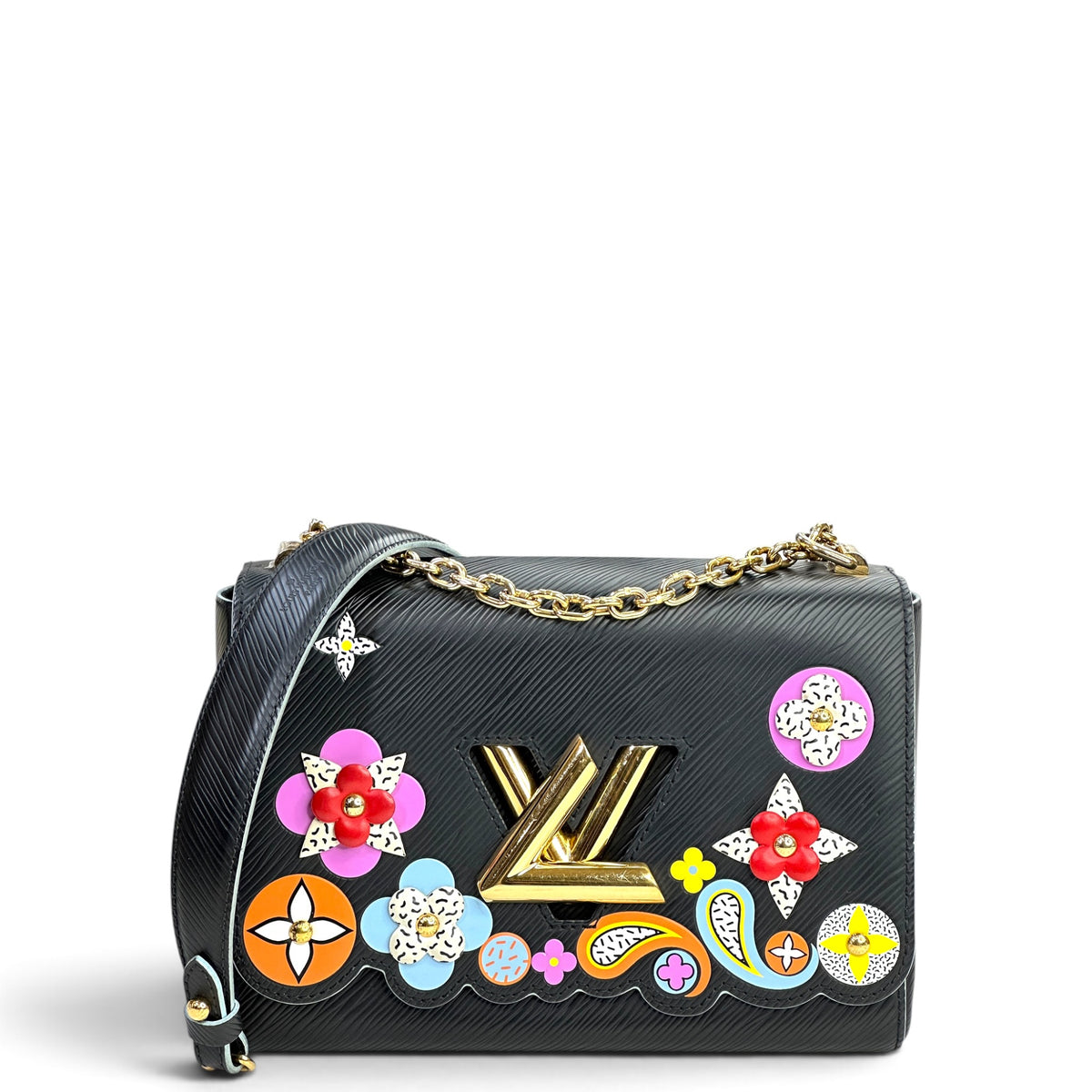 Louis Vuitton Epi Blooming Flowers Twist MM Bag