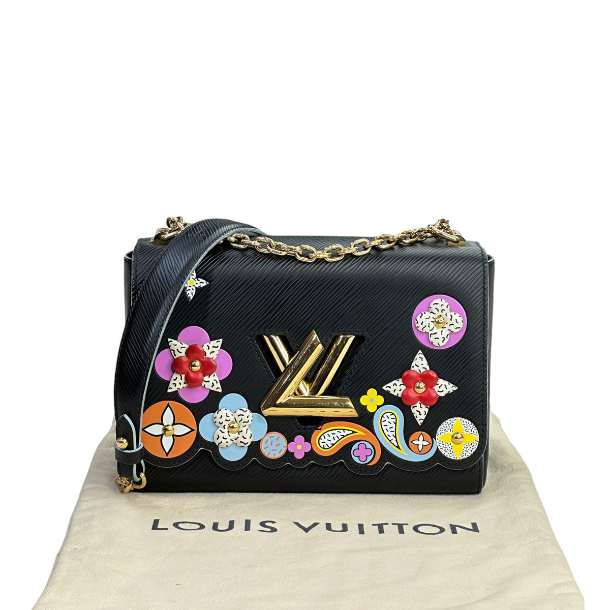 Louis Vuitton Epi Blooming Flowers Twist MM Bag
