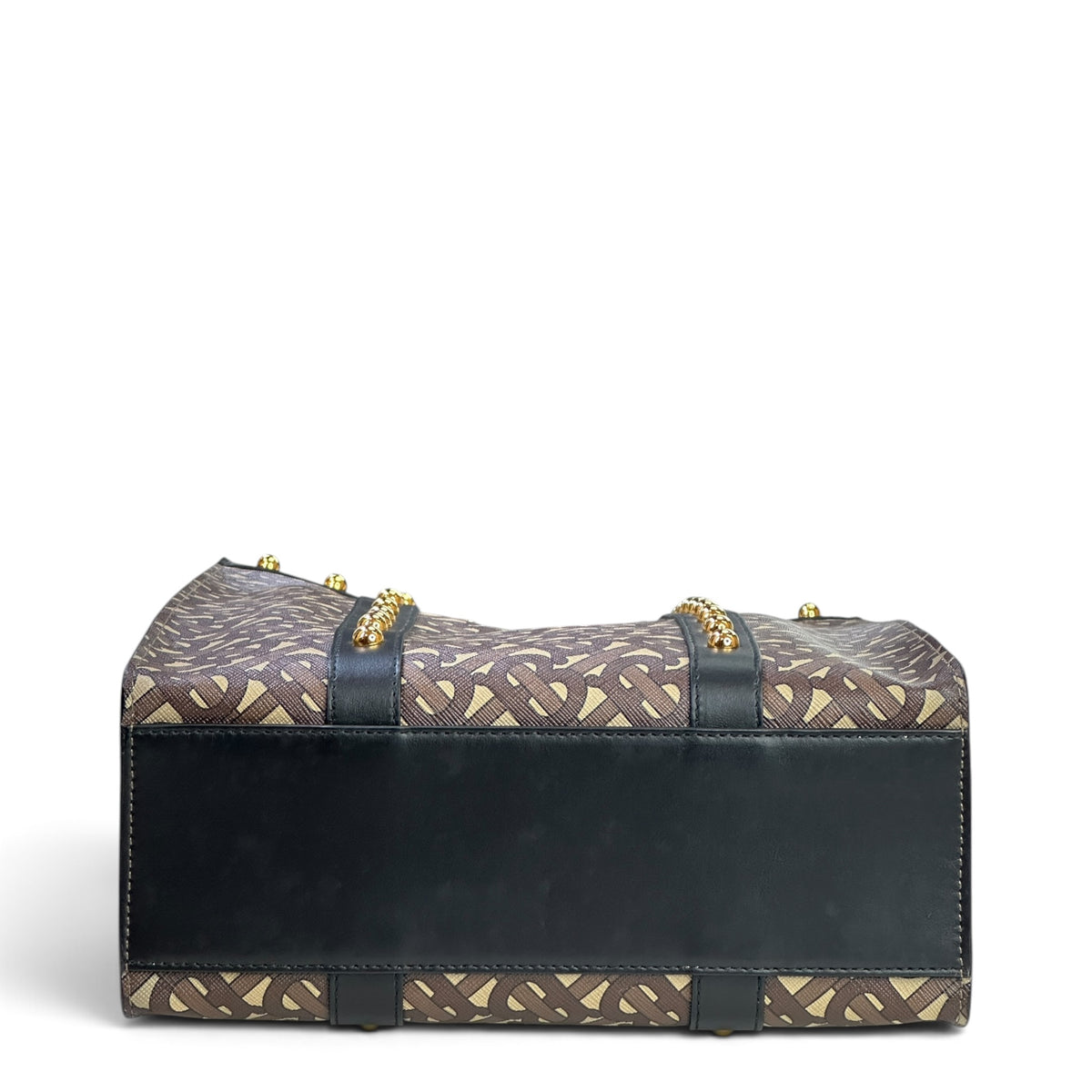 Burberry Small Book Monogram Canvas Tote
