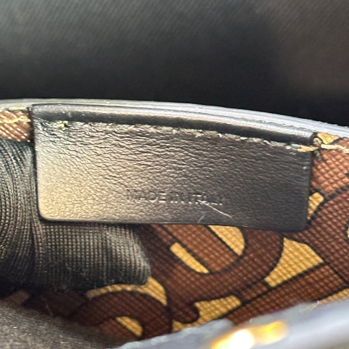 Burberry Small Book Monogram Canvas Tote