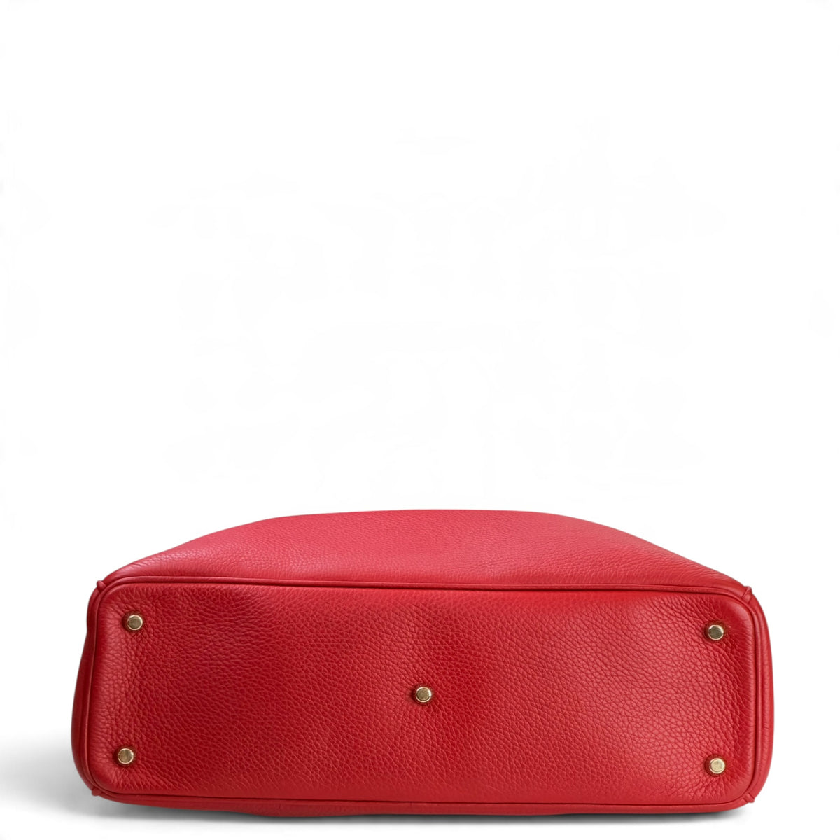Christian Dior  Diorissimo Large Red Calf skin leather tote