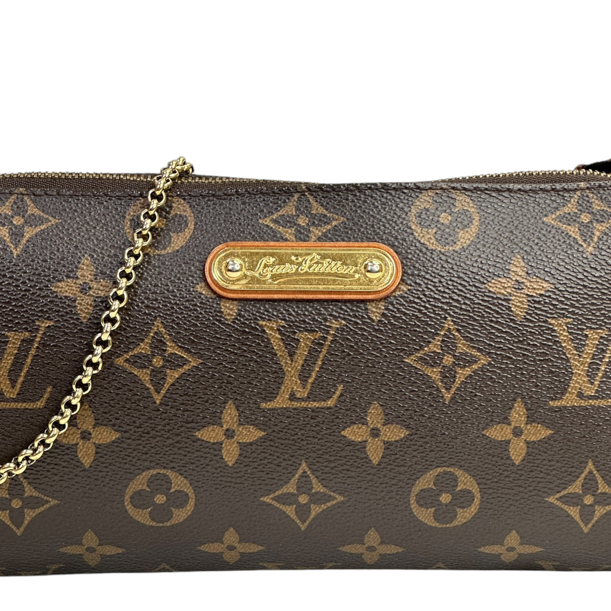 Louis Vuitton Eva Monogram Clutch With Chain