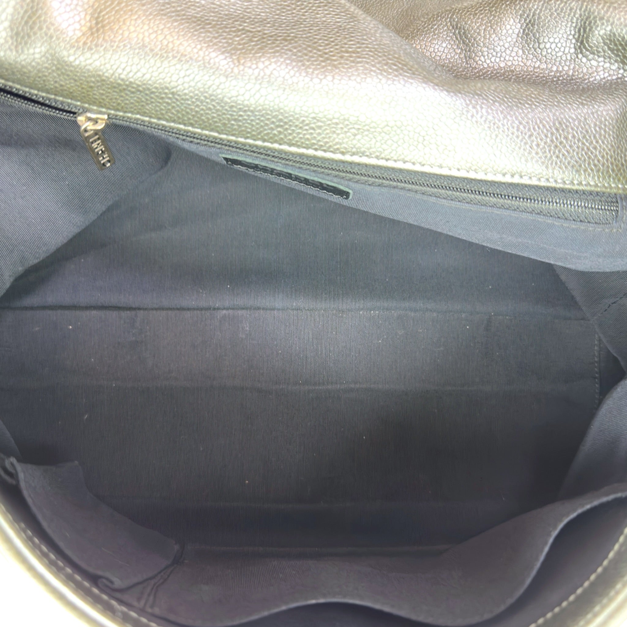 Chanel Flap Bag Caviar Leather Vintage