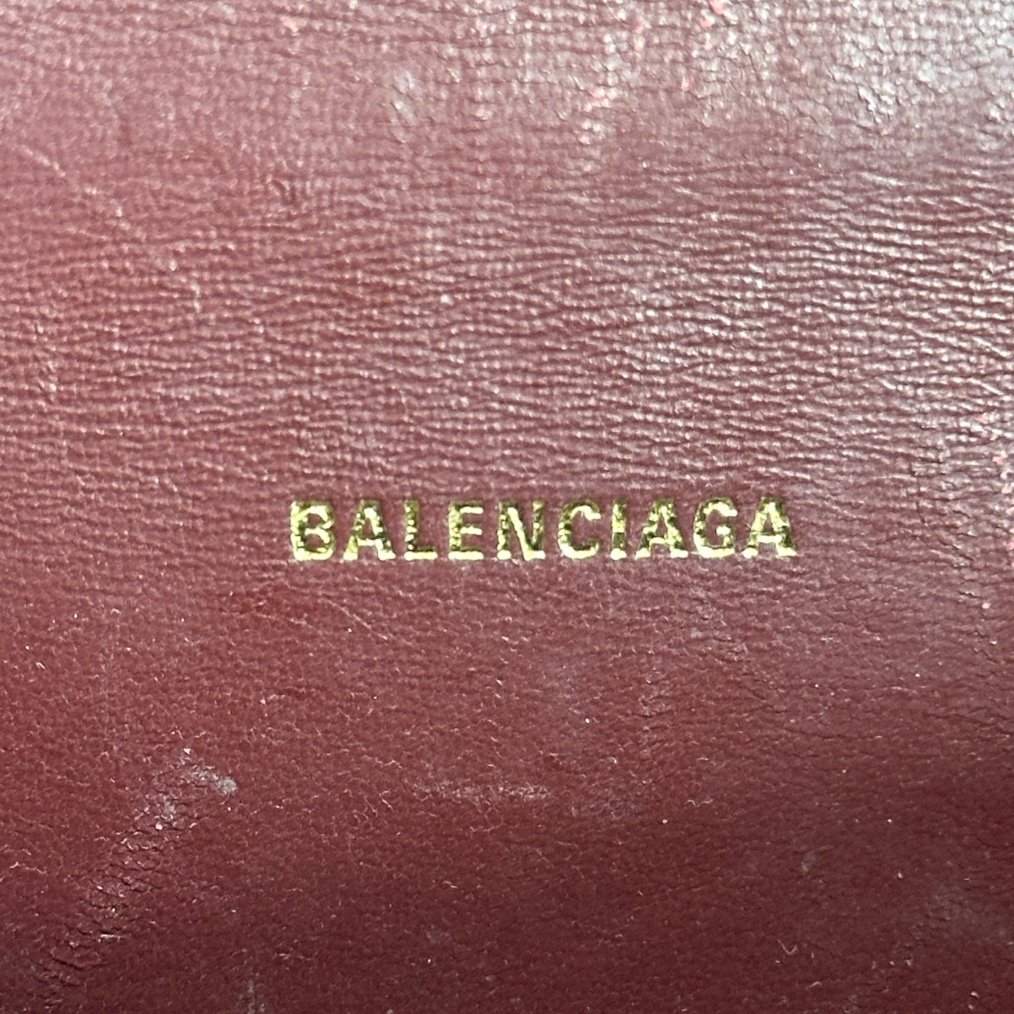 Balenciaga Hourglass Bag Croc-Embossed Calfskin