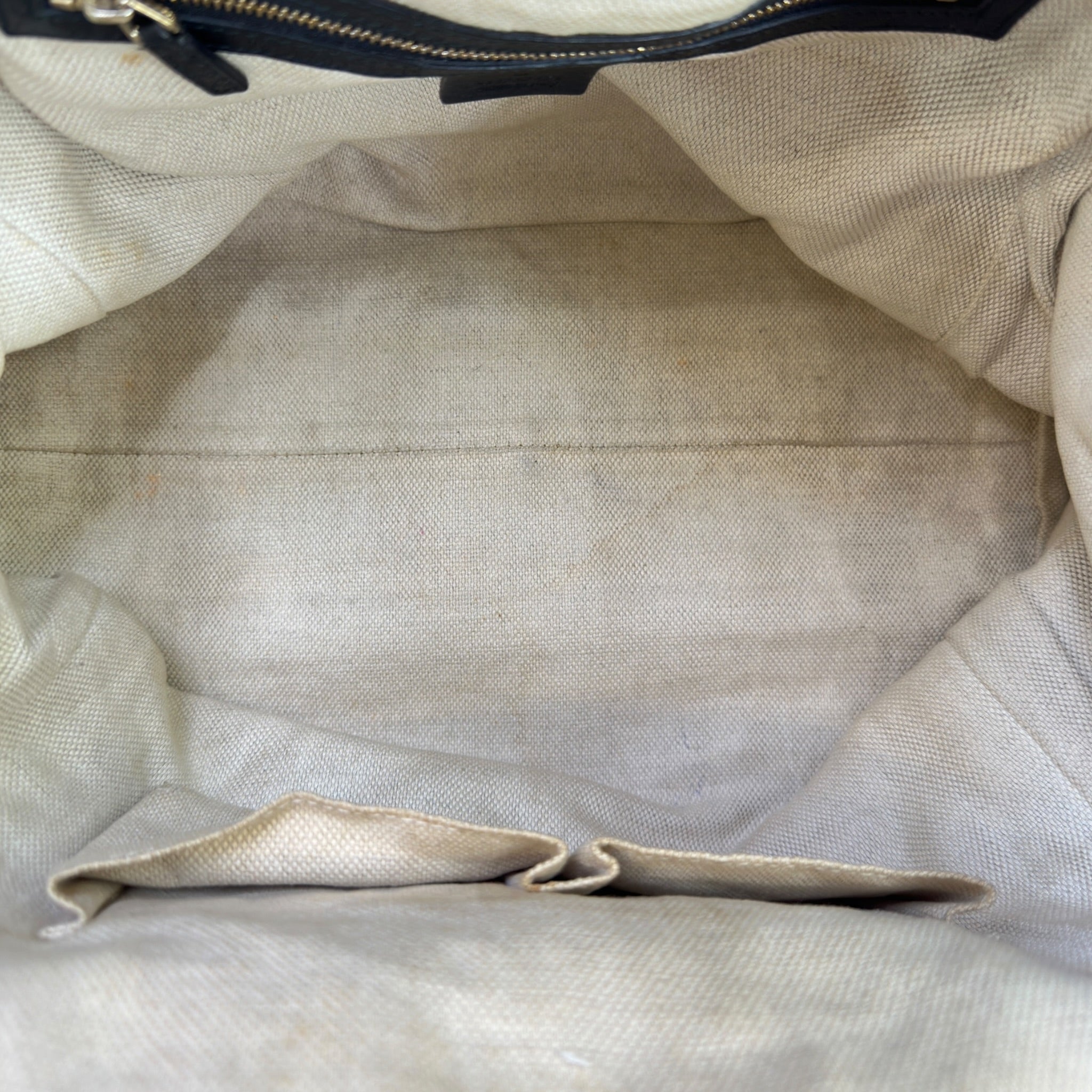 Gucci Soho Tote Medium Black Leather