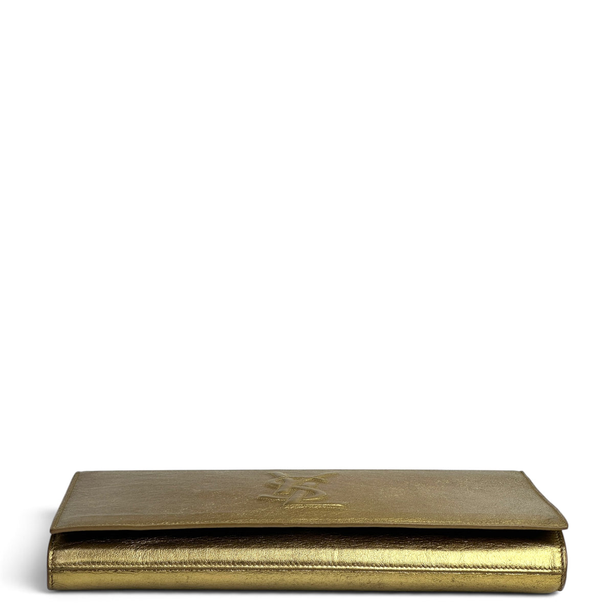 Saint Laurent Belle De Jour Gold Clutch