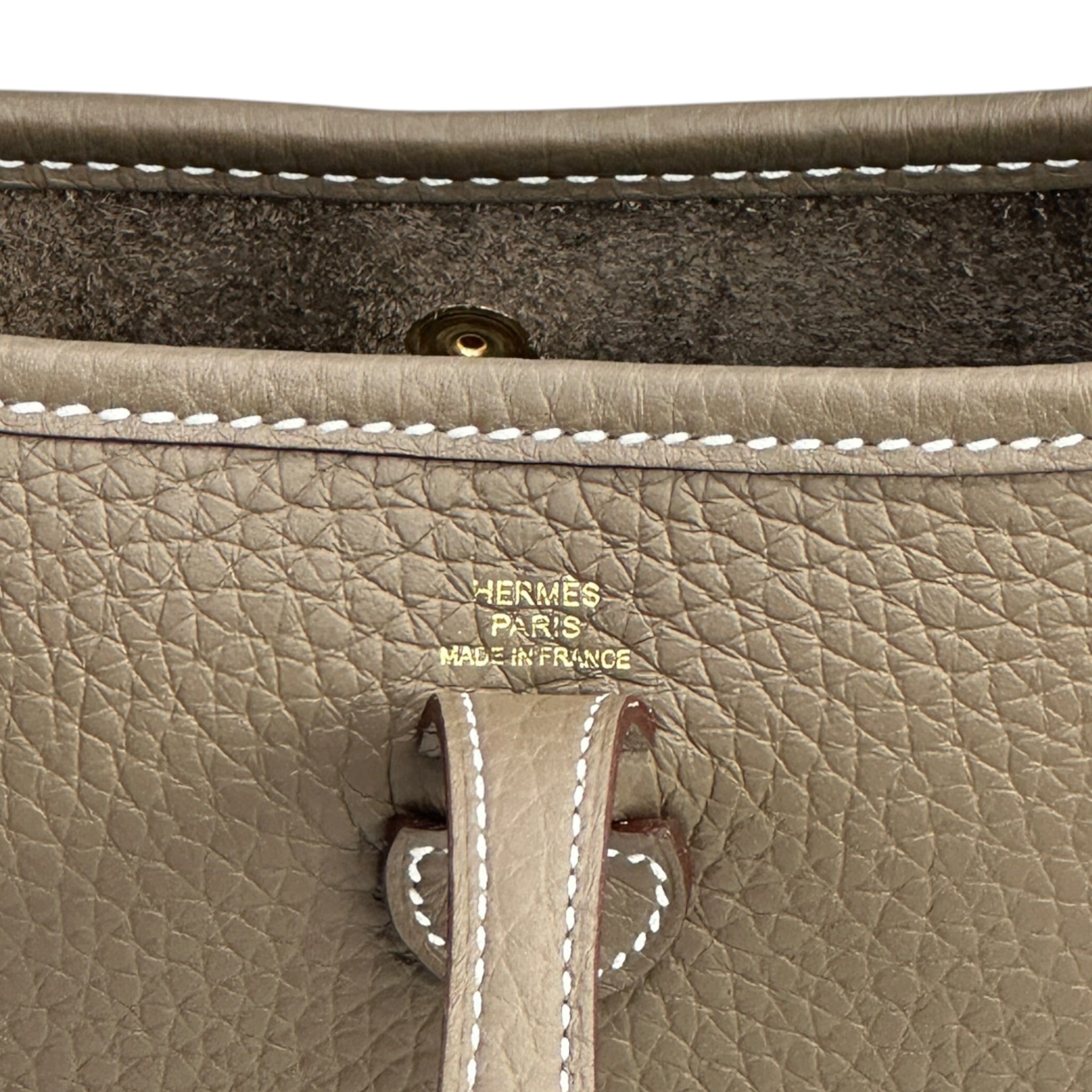 Hermes Evelyne 16 Amazone Bag Etoupe with Gold Hardware