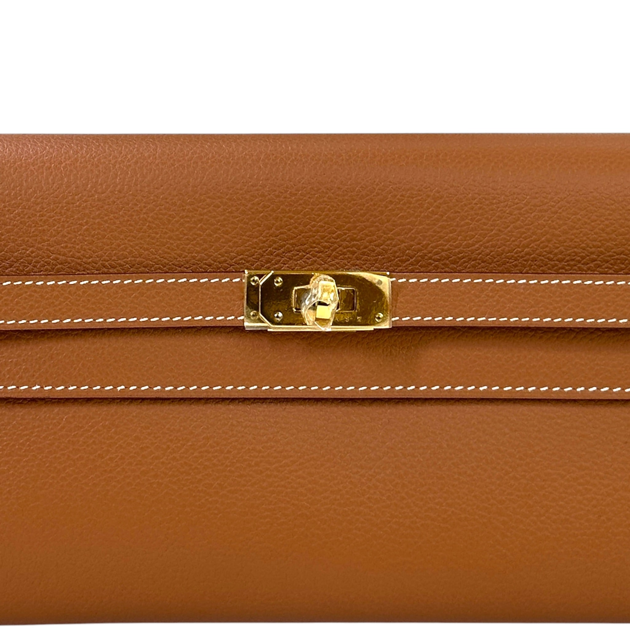 Hermès Kelly To Go Wallet Gold Evercolor GHW