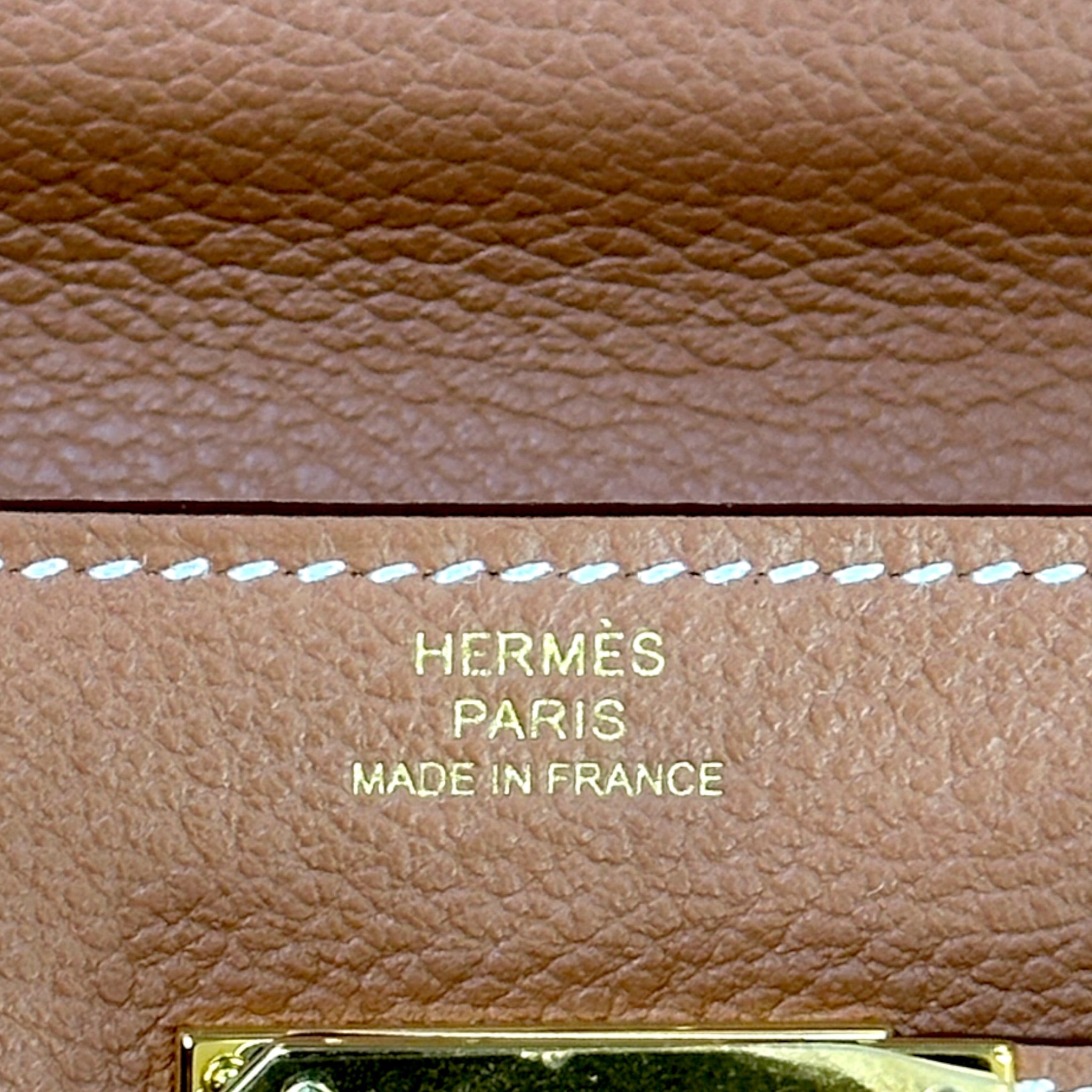 Hermès Kelly To Go Wallet Gold Evercolor GHW
