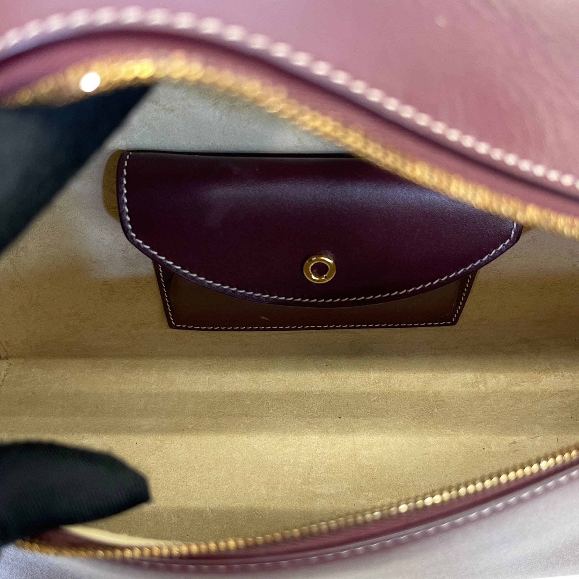 Loro Piana Extra Bag L27 Smoked Caramel Calf Skin