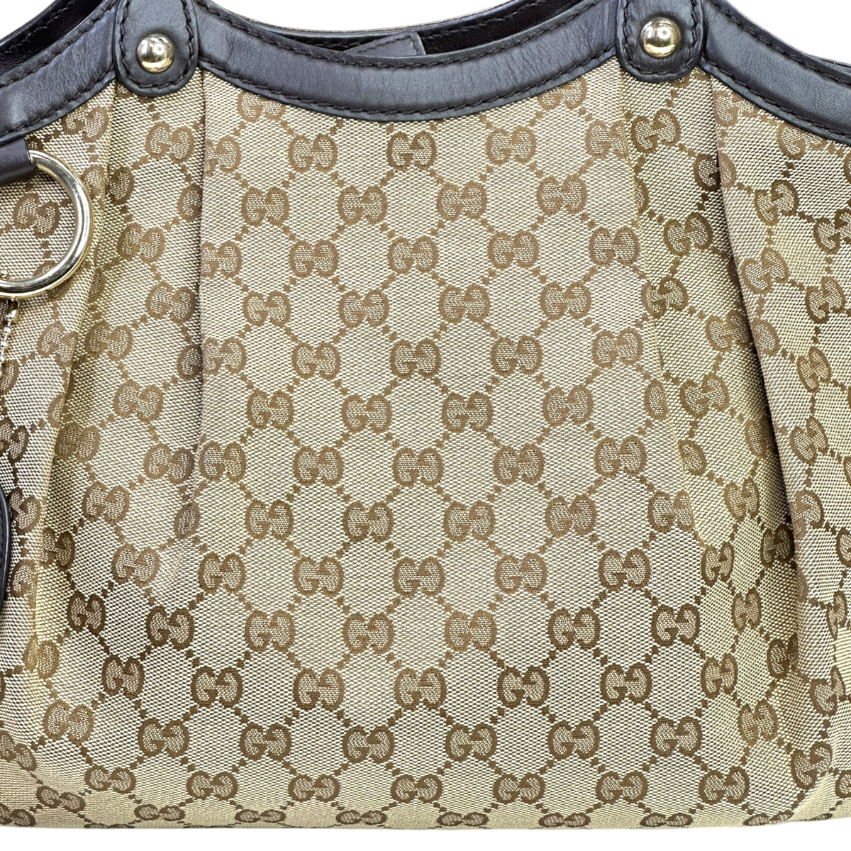Gucci Sukey Beige Canvas Tote