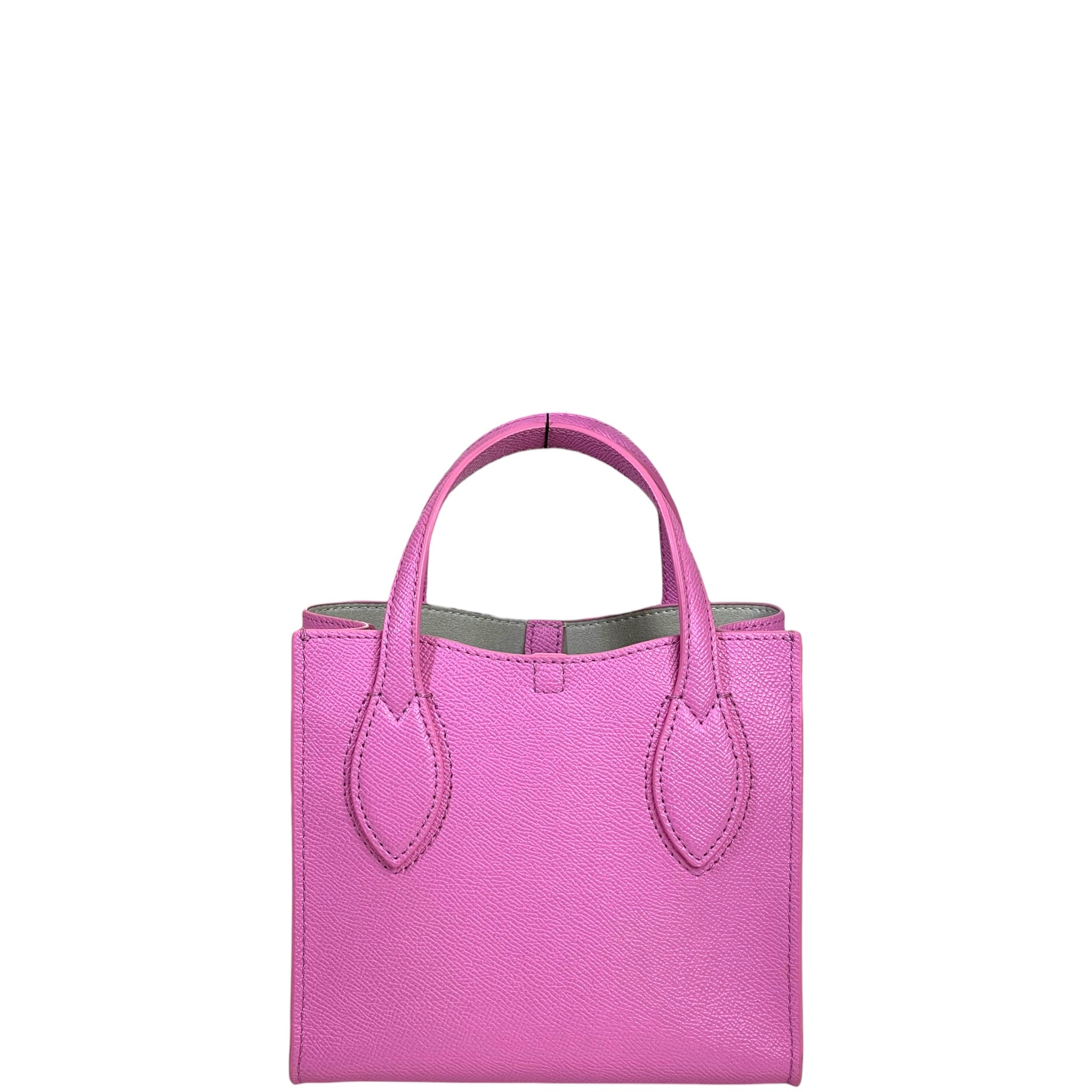 Furla Era Mini Tote Bag Pink Leather
