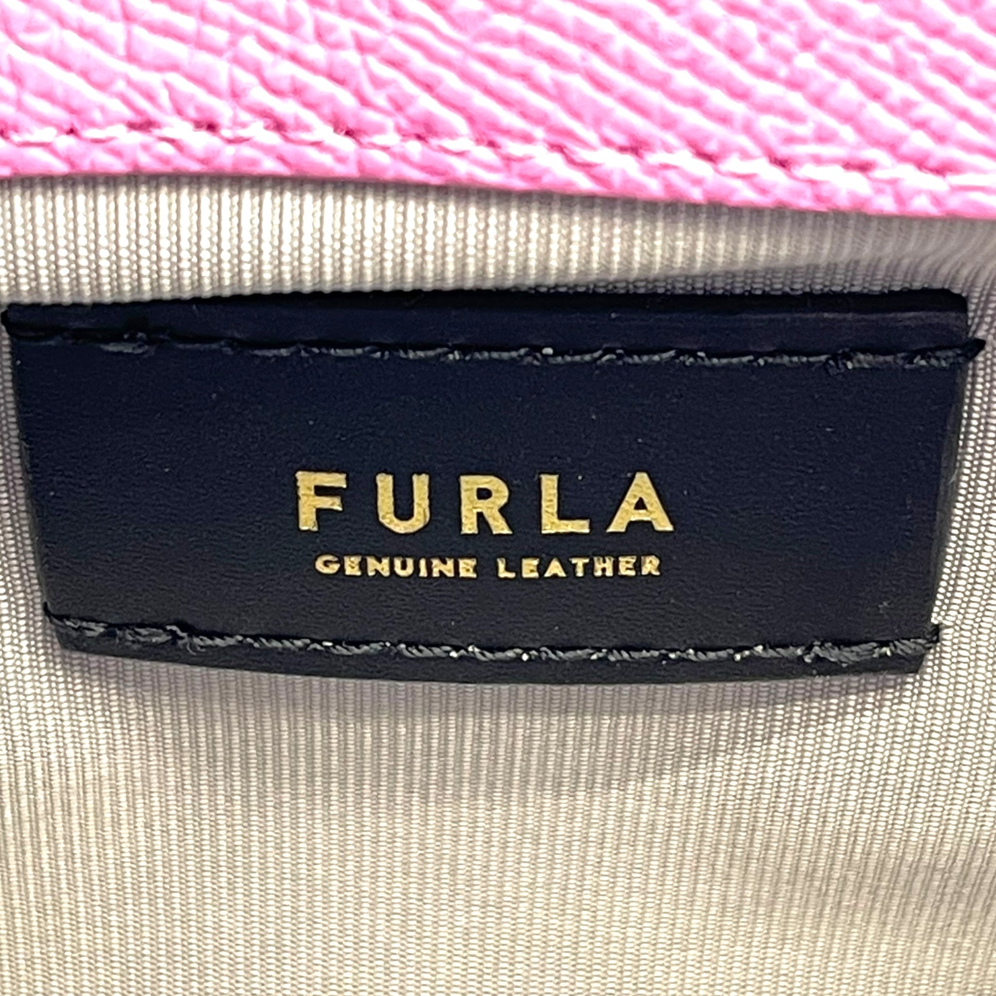 Furla Era Mini Tote Bag Pink Leather