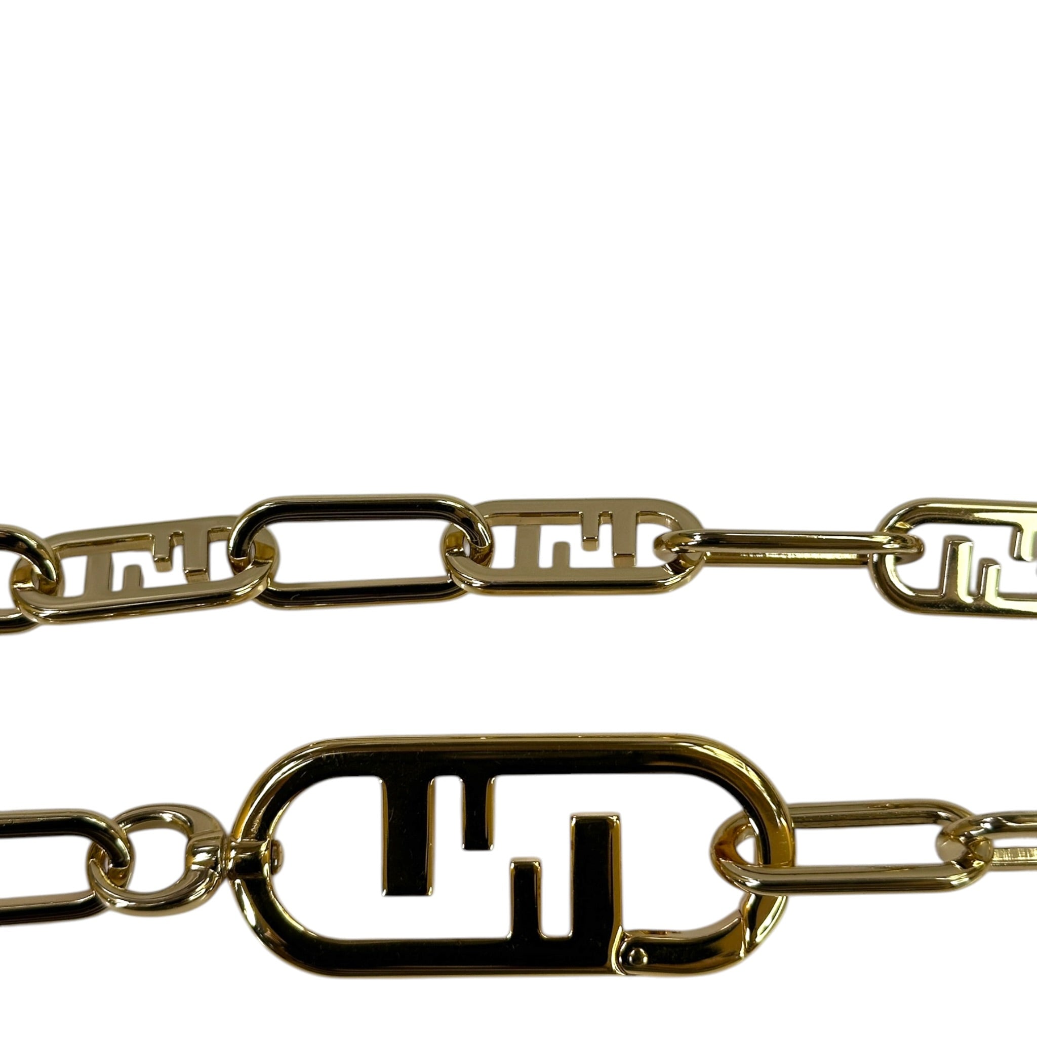 Fendi O'Lock Strap gold-tone metal chain