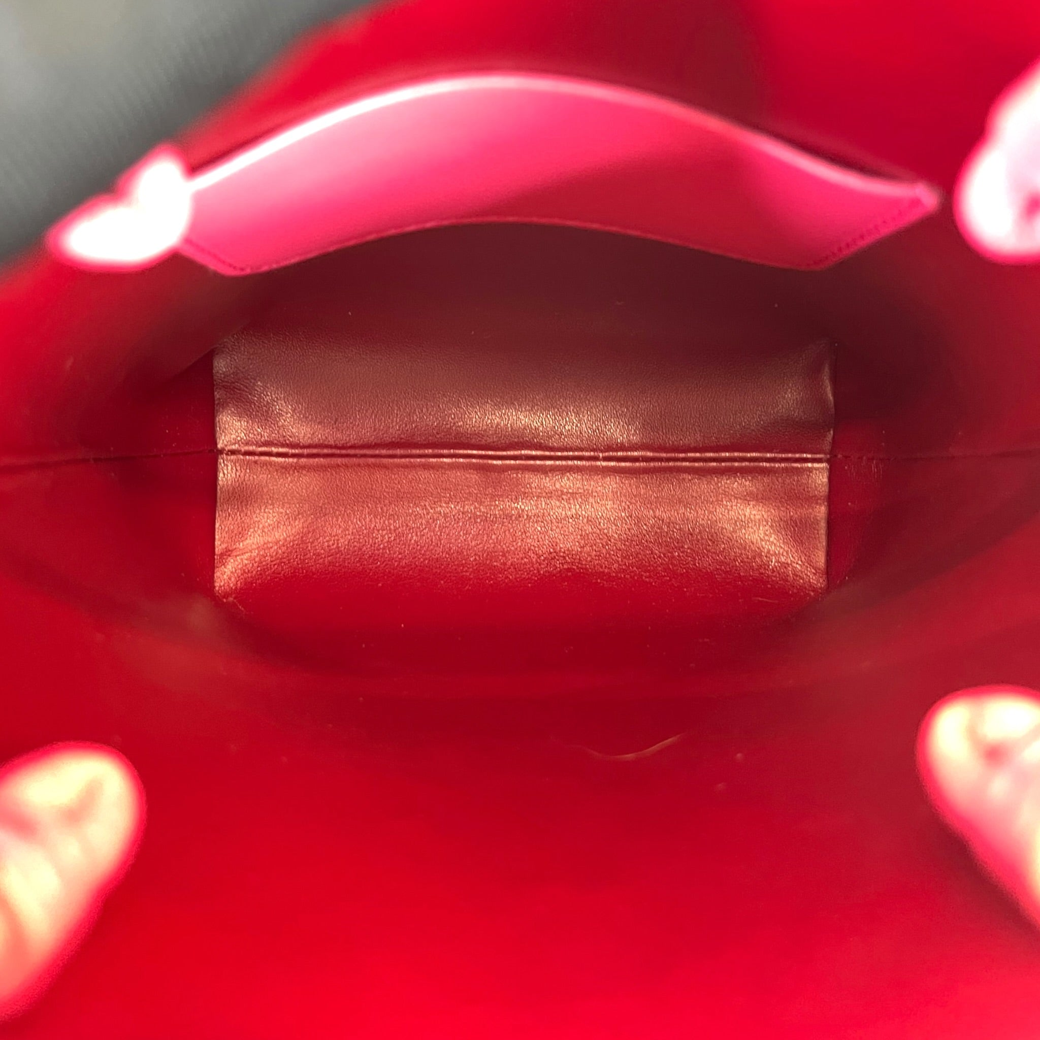 Chloé's Sense Micro Tote Bag Pink Shiny Calfskin