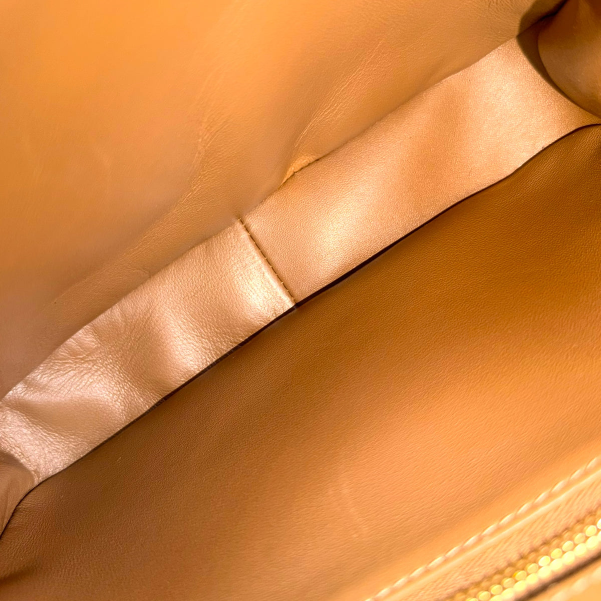 Celine Classique medium  Tan  calf skin leather Triomphe crossbody  Bag