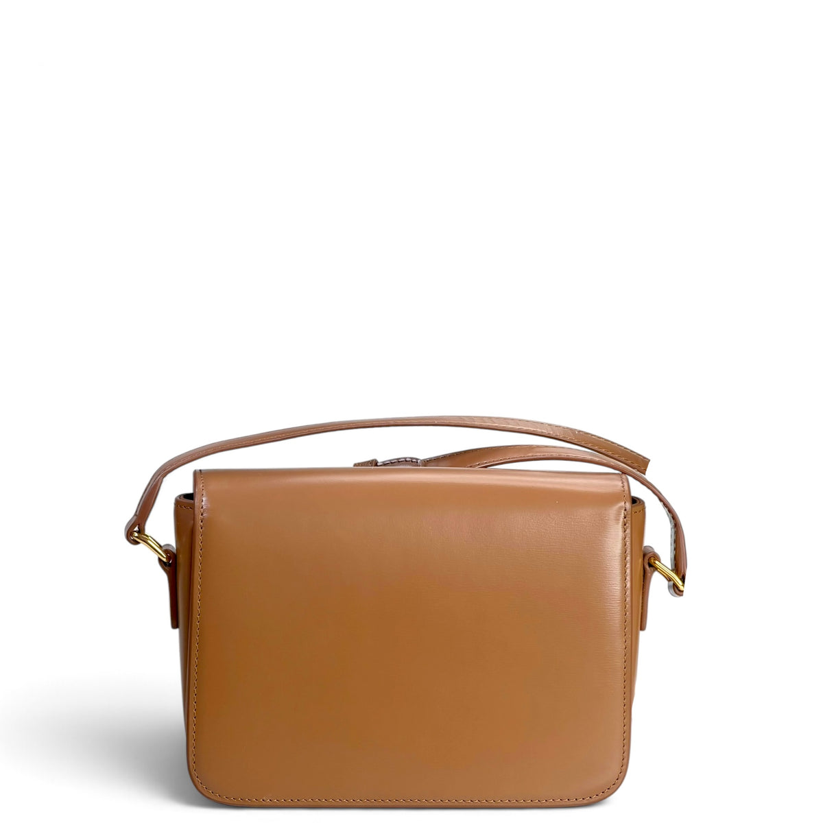 Celine teen tan  leather Triomphe crossbody  Bag