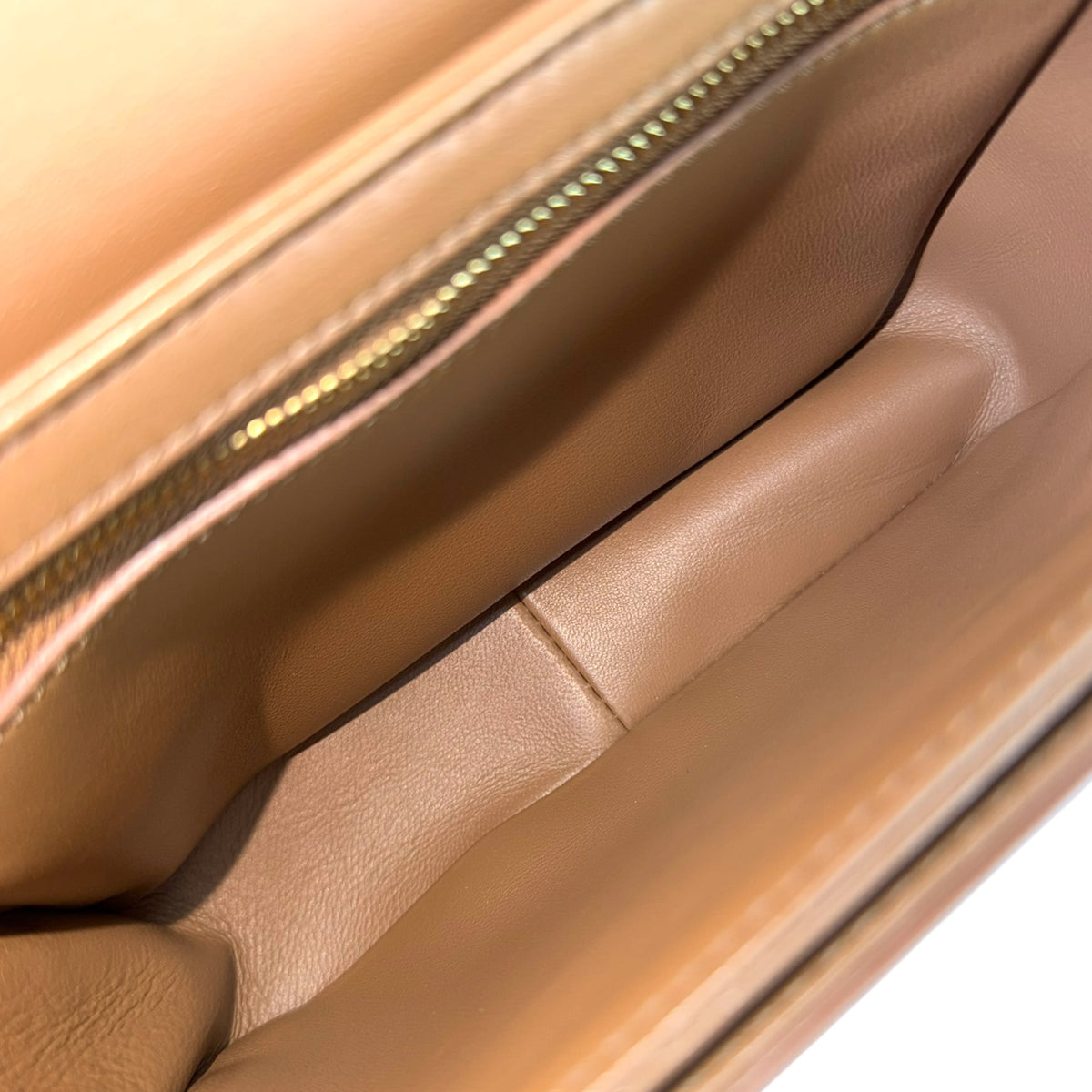 Celine teen tan  leather Triomphe crossbody  Bag
