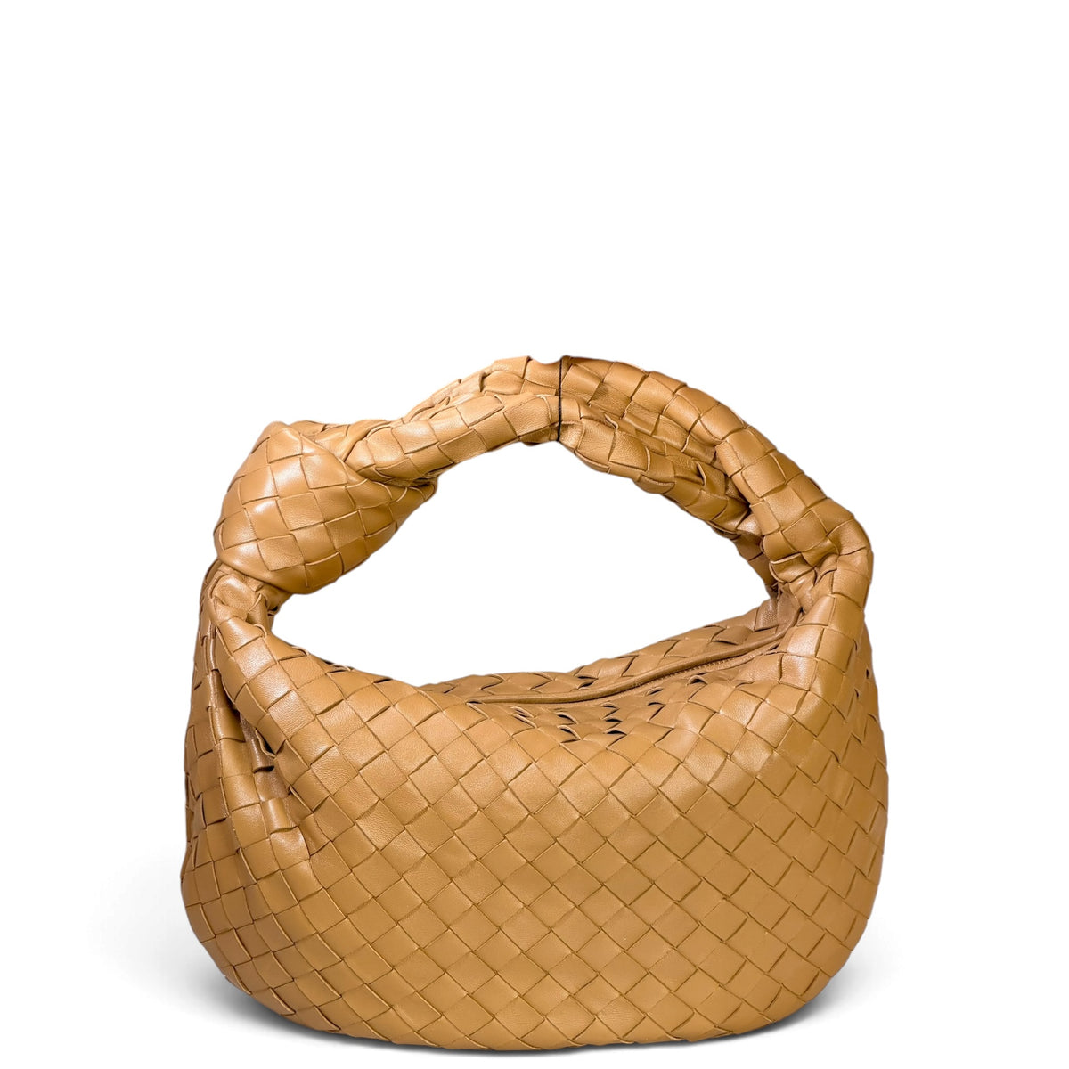 Bottega Veneta Intrecciato  small Camel  leather Jodie shoulder bag  