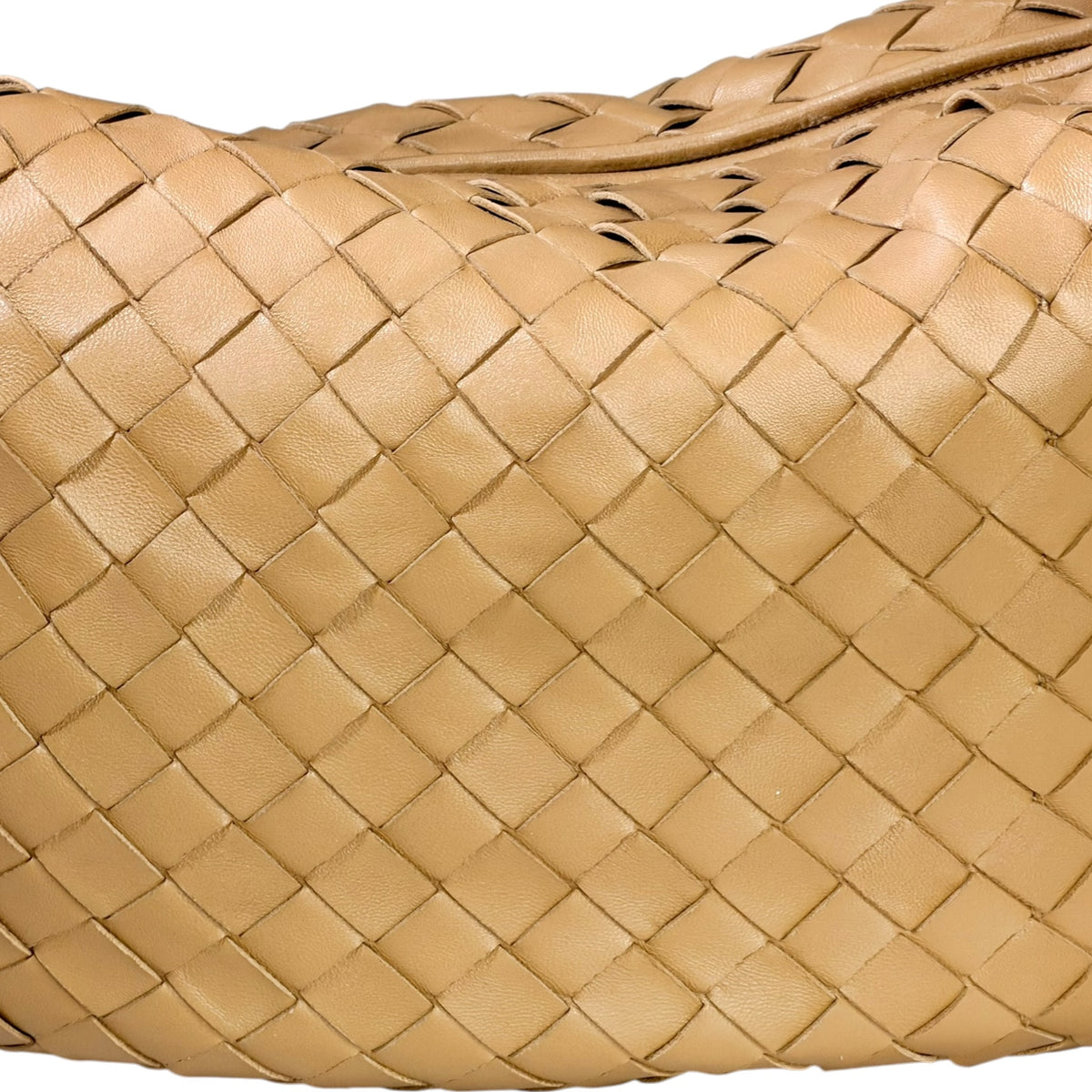 Bottega Veneta Intrecciato  small Camel  leather Jodie shoulder bag