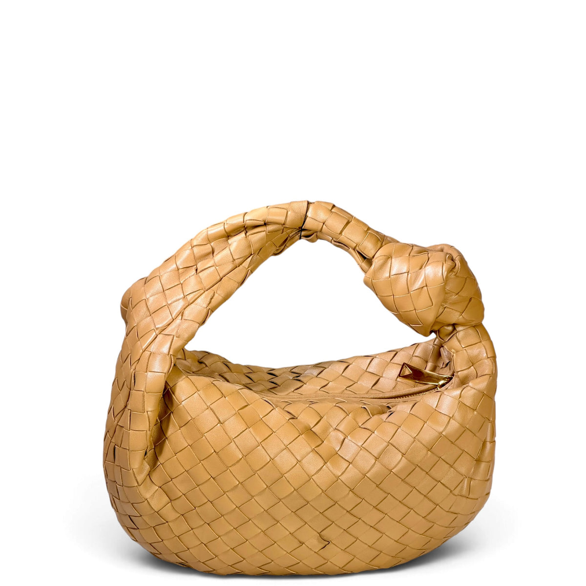 Bottega Veneta Intrecciato  small Camel  leather Jodie shoulder bag