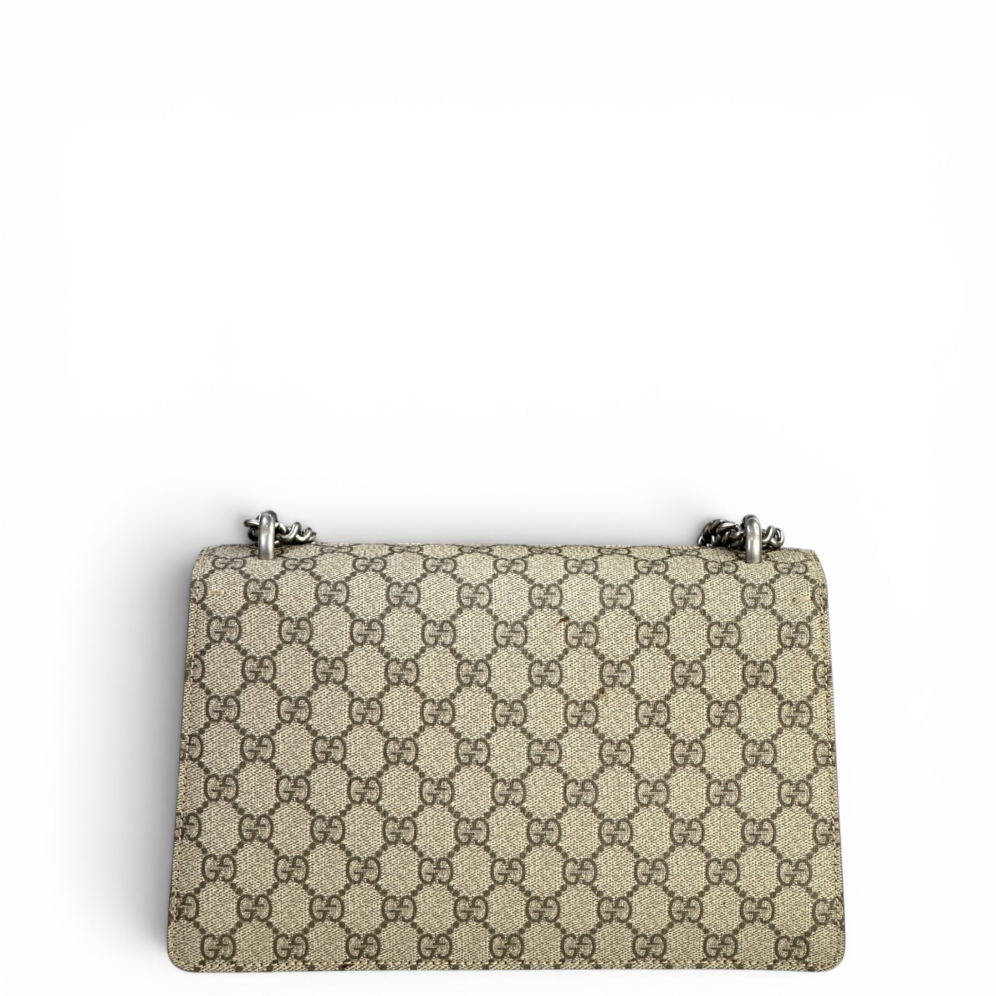 Gucci Dionysus Beige GG Supreme Canvas Shoulder Bag
