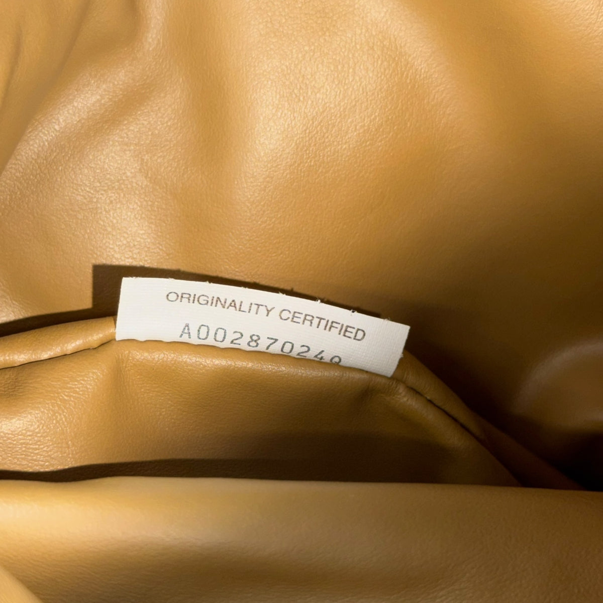 Bottega Veneta Intrecciato  small Camel  leather Jodie shoulder bag