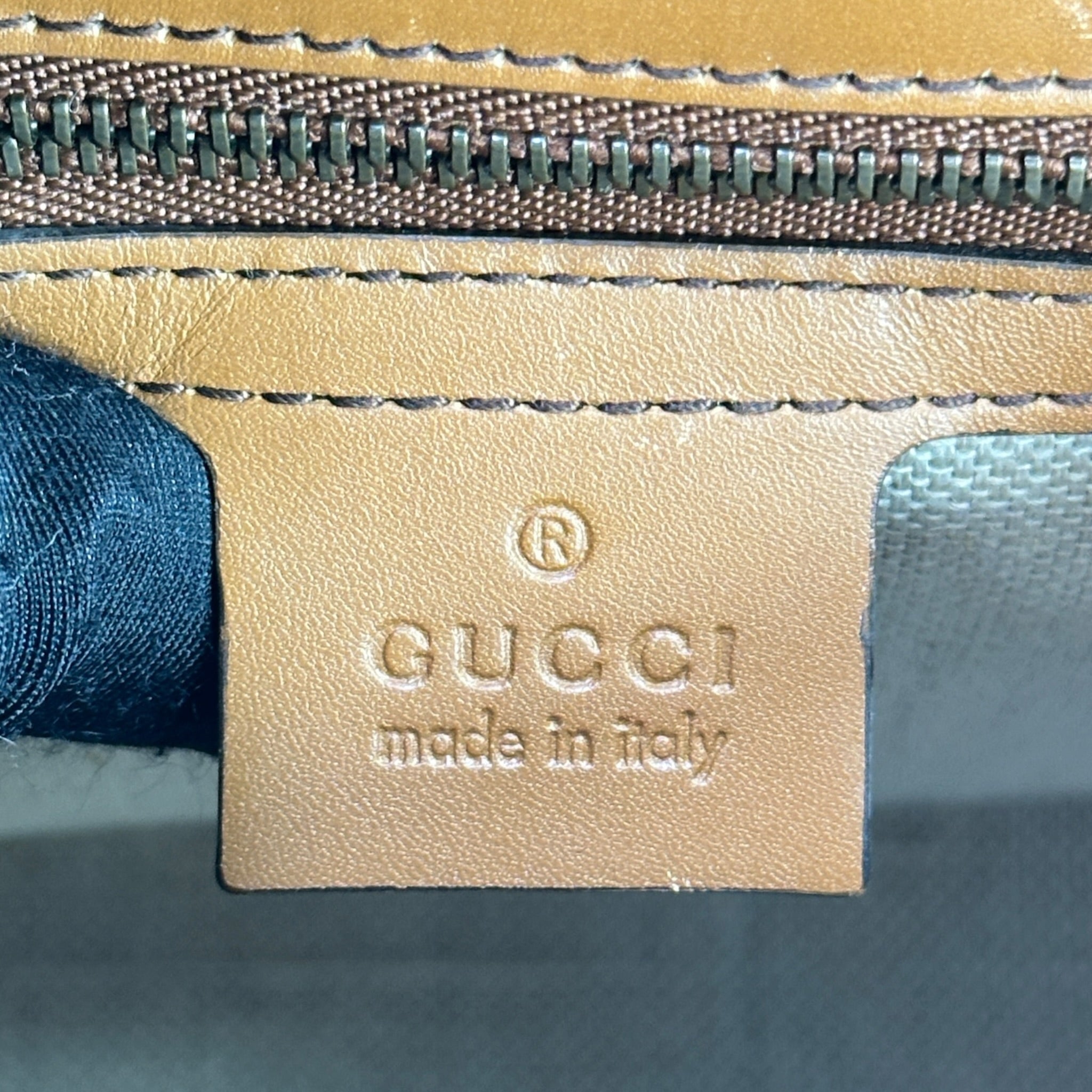 Gucci Lady Web Canvas/Leather Shoulder Bag